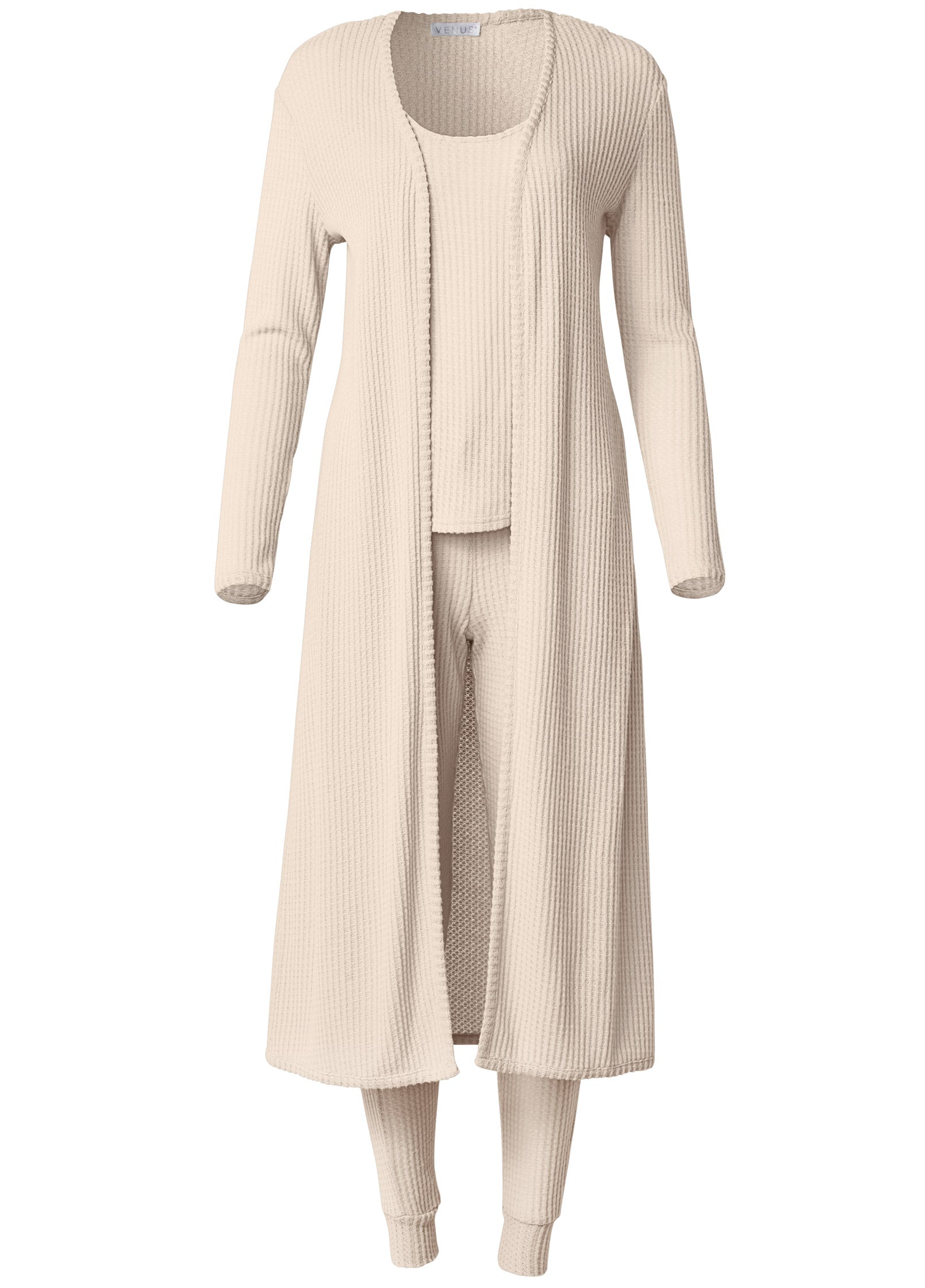 Cozy Waffle 3 Piece Set - Oatmeal