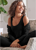 Cozy Waffle 3 Piece Set - Jet Black