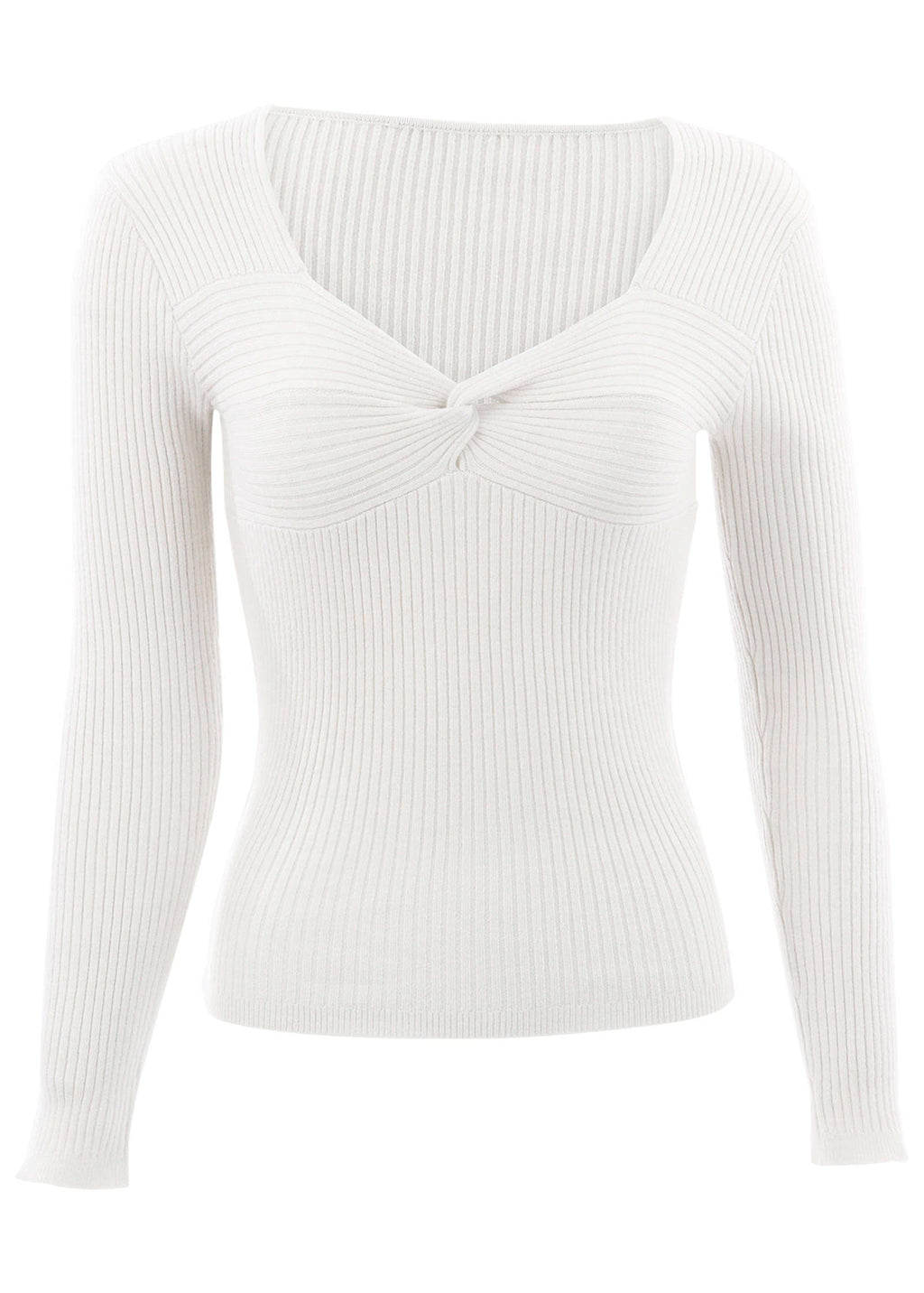 Long Sleeve Sweater - Cloud Dancer