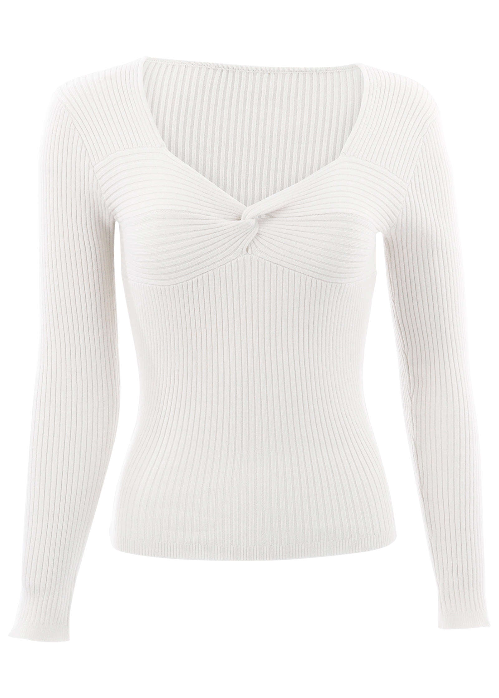 Long Sleeve Sweater - Cloud Dancer