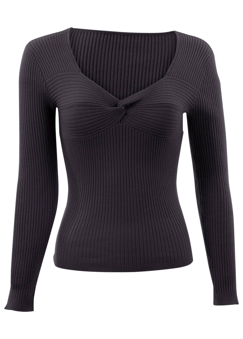 Long Sleeve Sweater - Jet Black