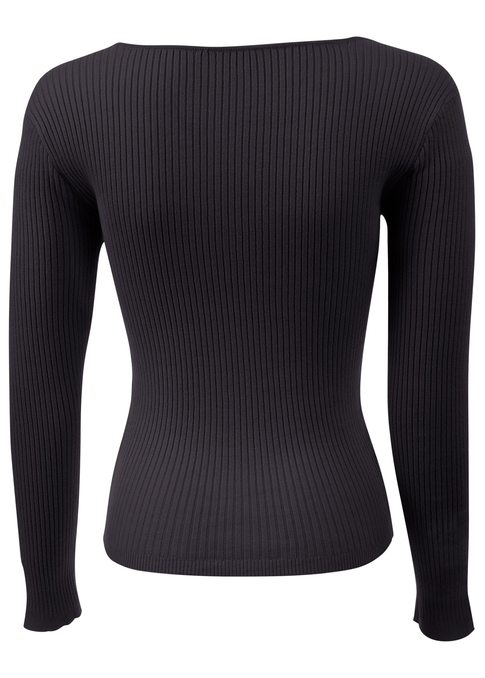 Long Sleeve Sweater - Jet Black