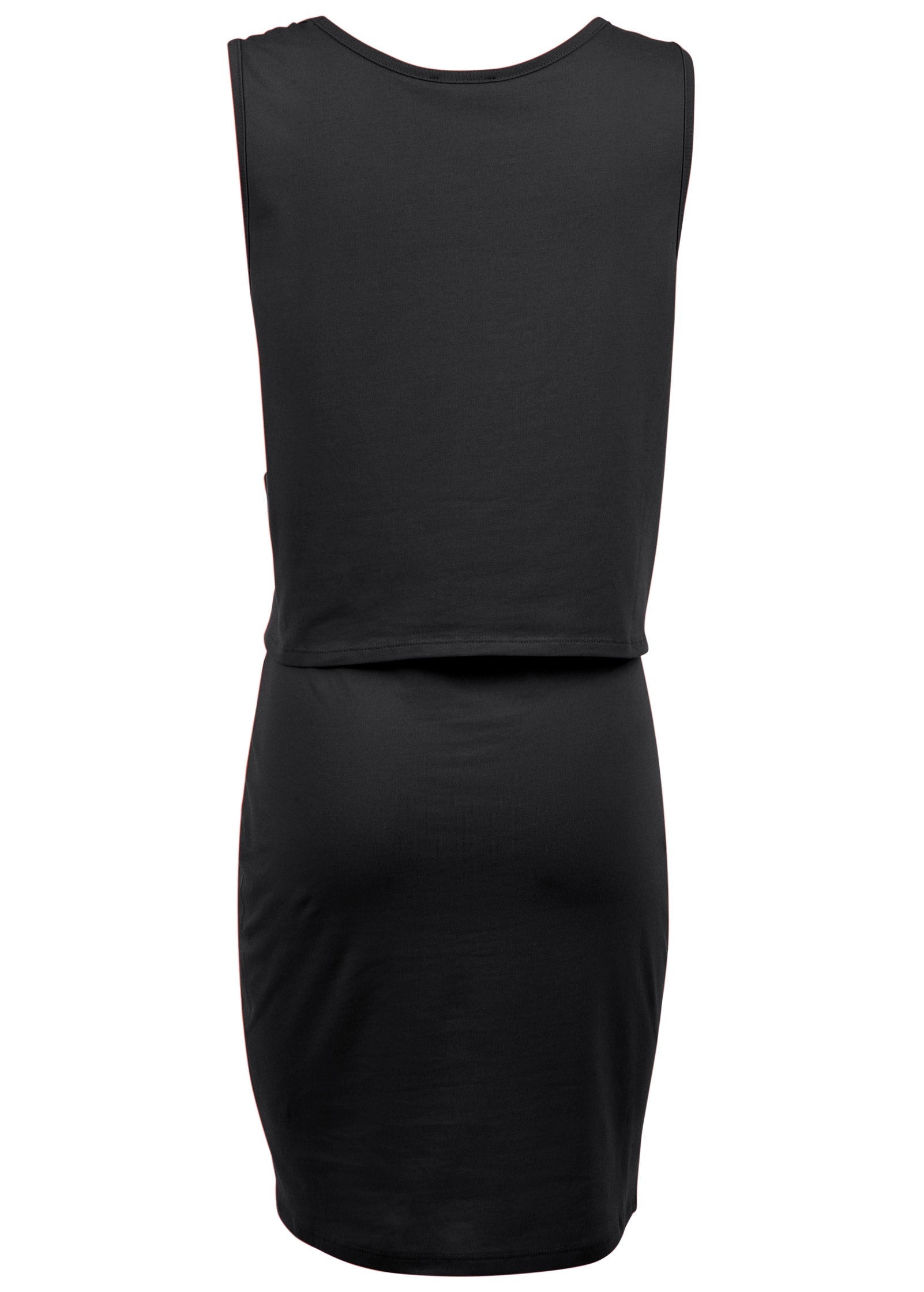 Casual Tank Dress - Black