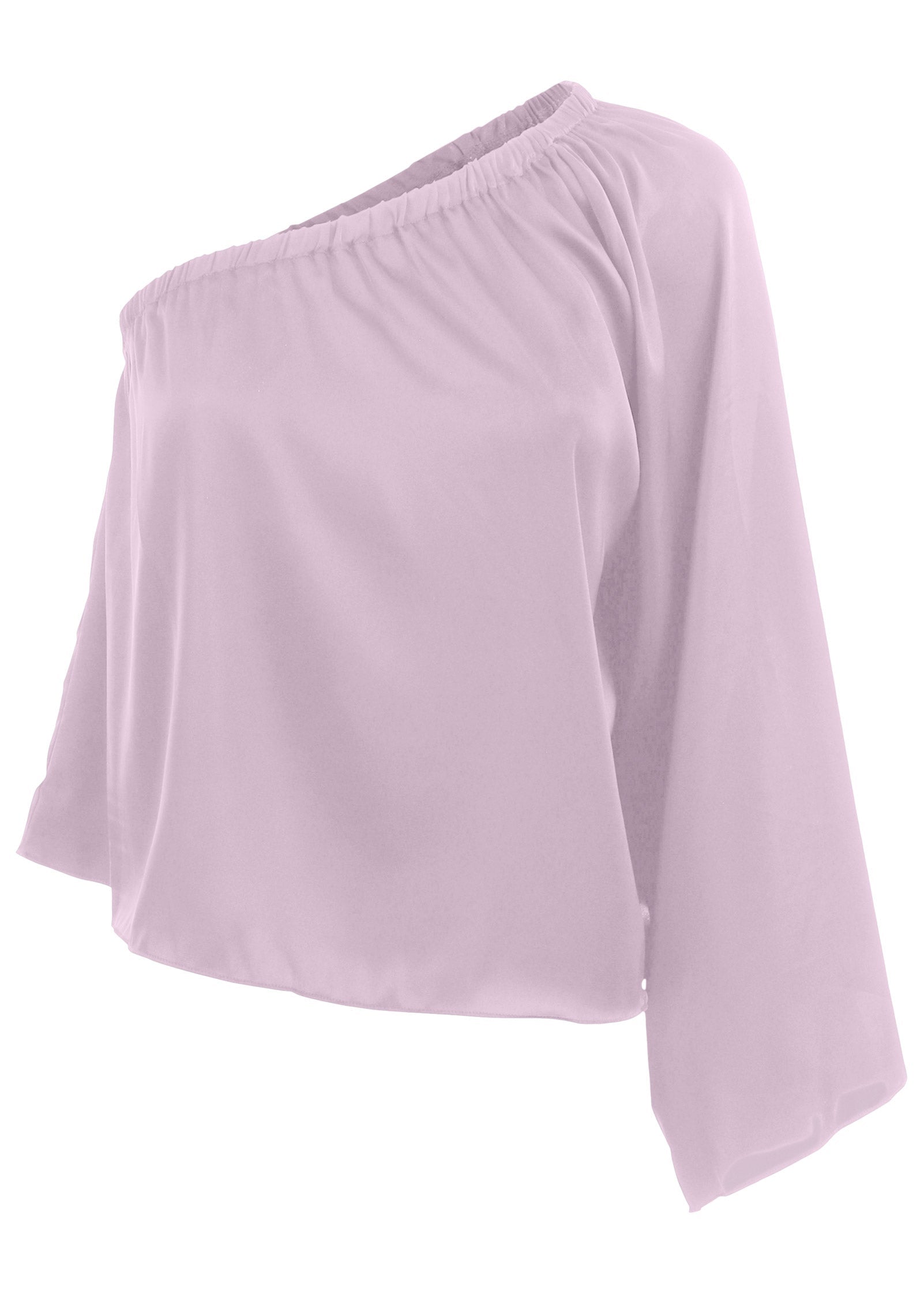 One Shoulder Top - Lilac
