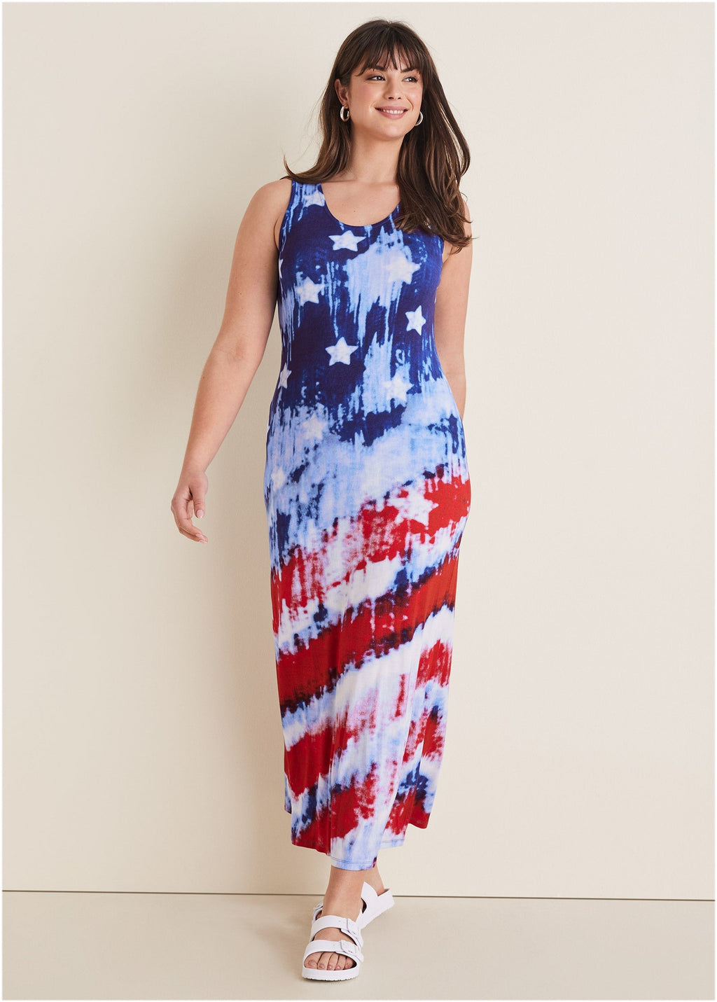 Tank Maxi Dress - Boardwalk Flag