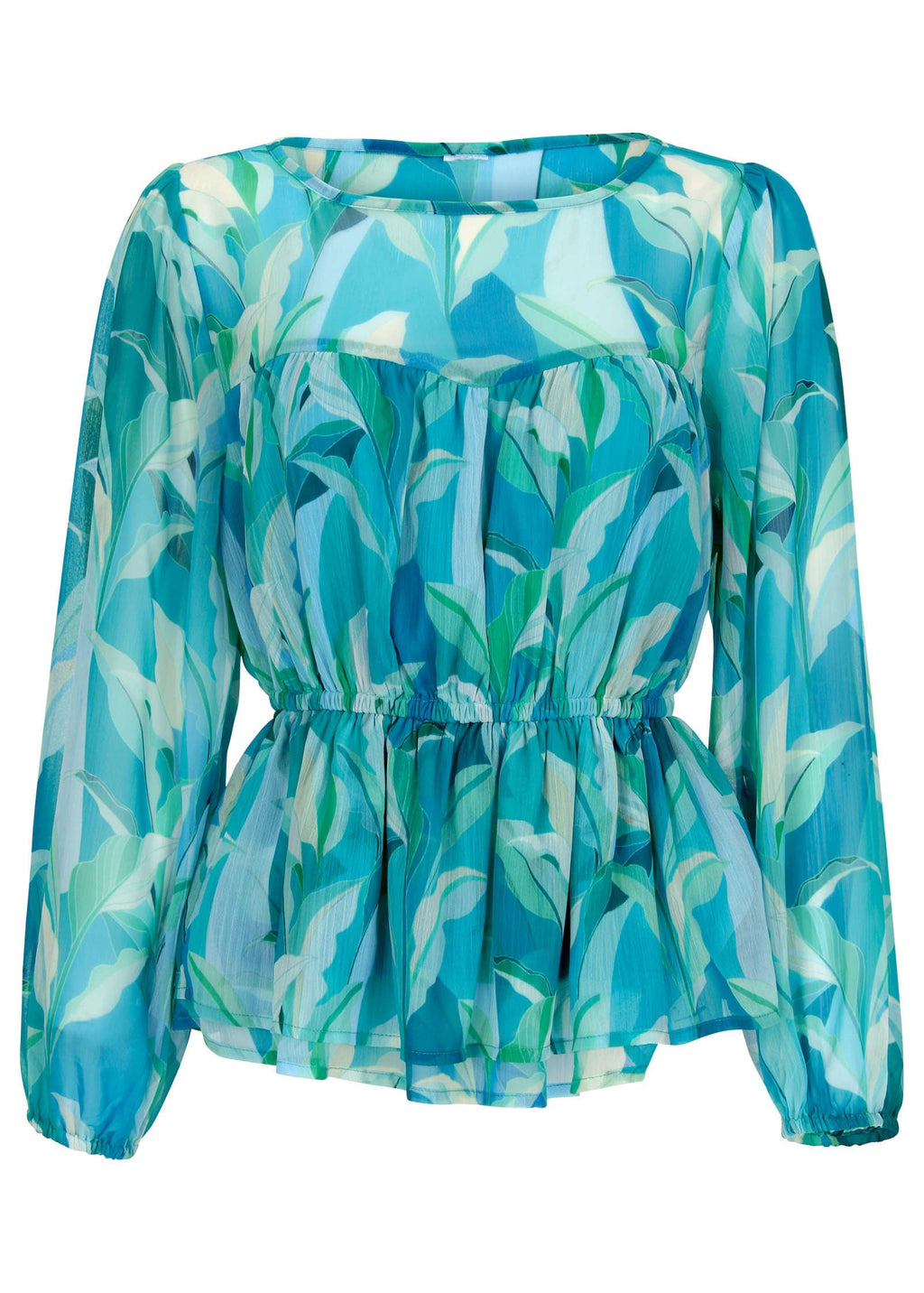 Sheer Beauty Blouse - Botanical Beauty
