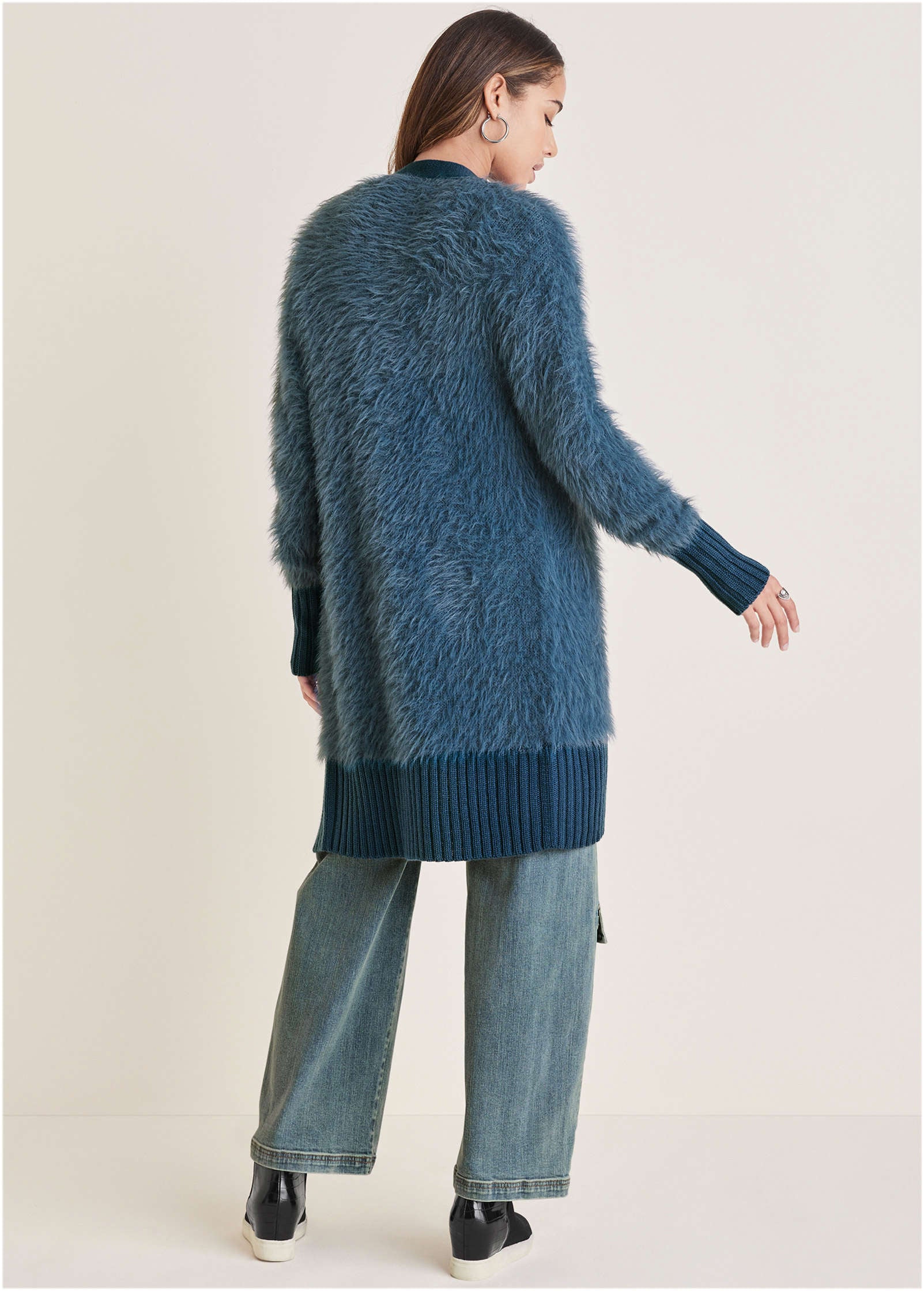 Eyelash Cardigan - Ensign Blue