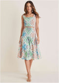 Smocked Two-Piece Set - Boho Tile
