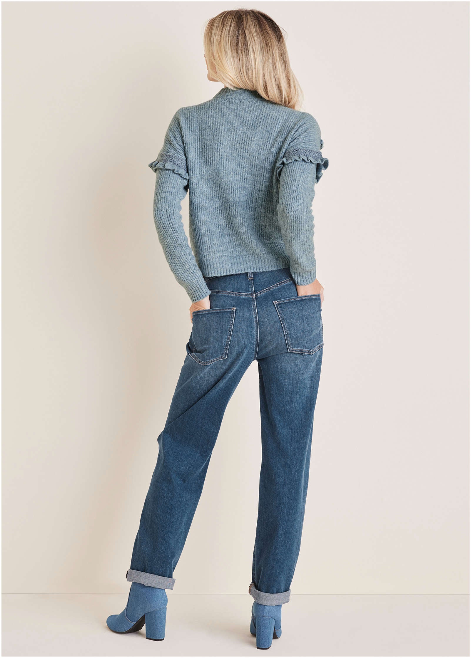 Cheveron Sweater  - Tourmaline