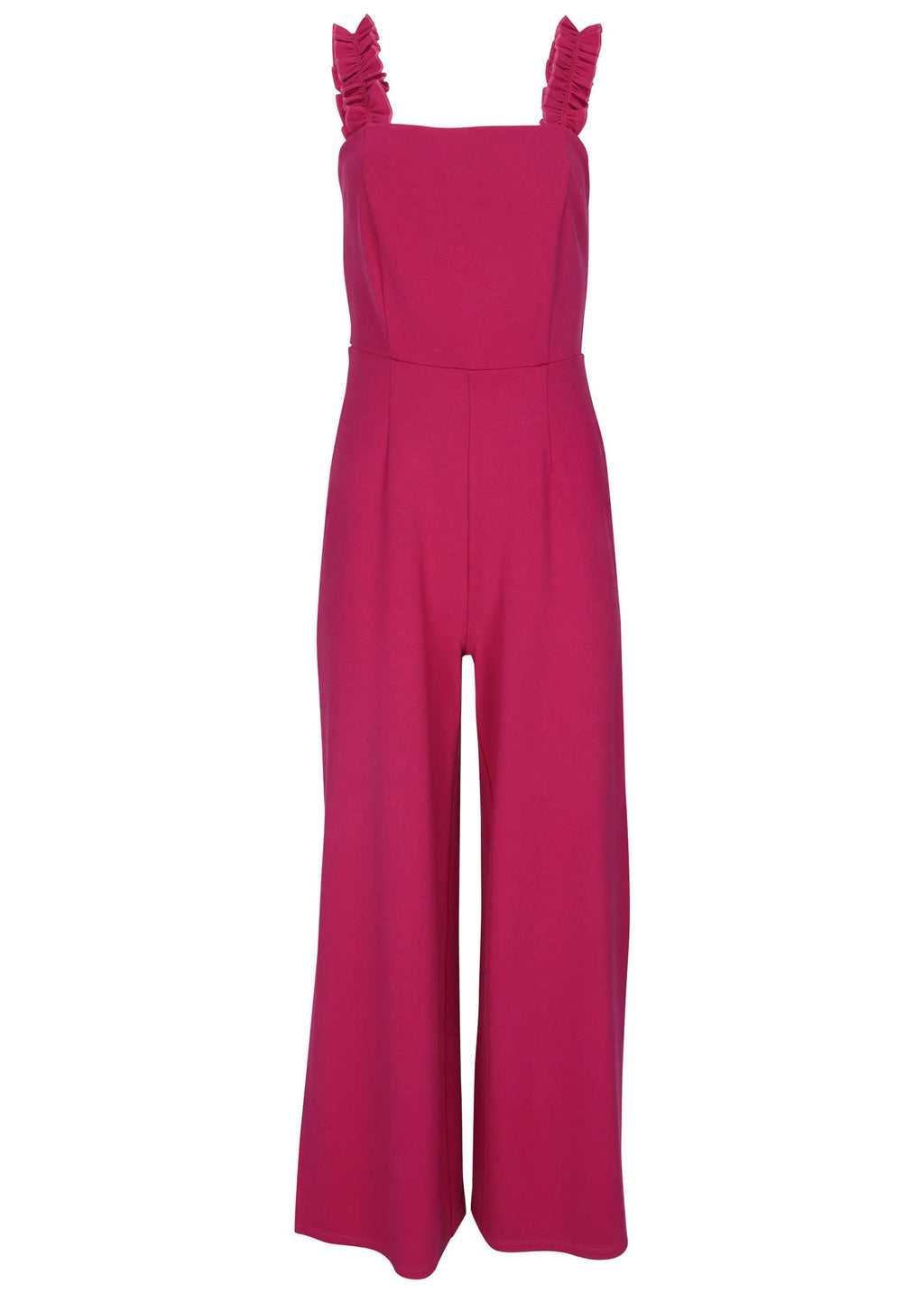 Wide Leg Ponte Jumpsuit - Granita