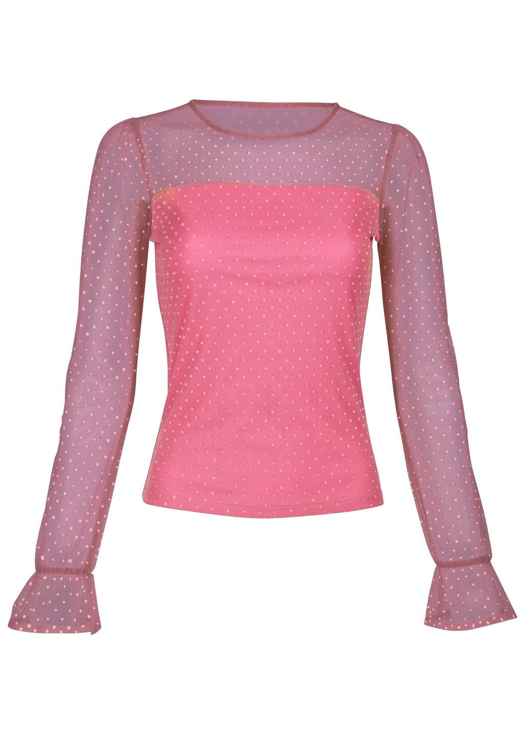 Dot Mesh Top - Polignac