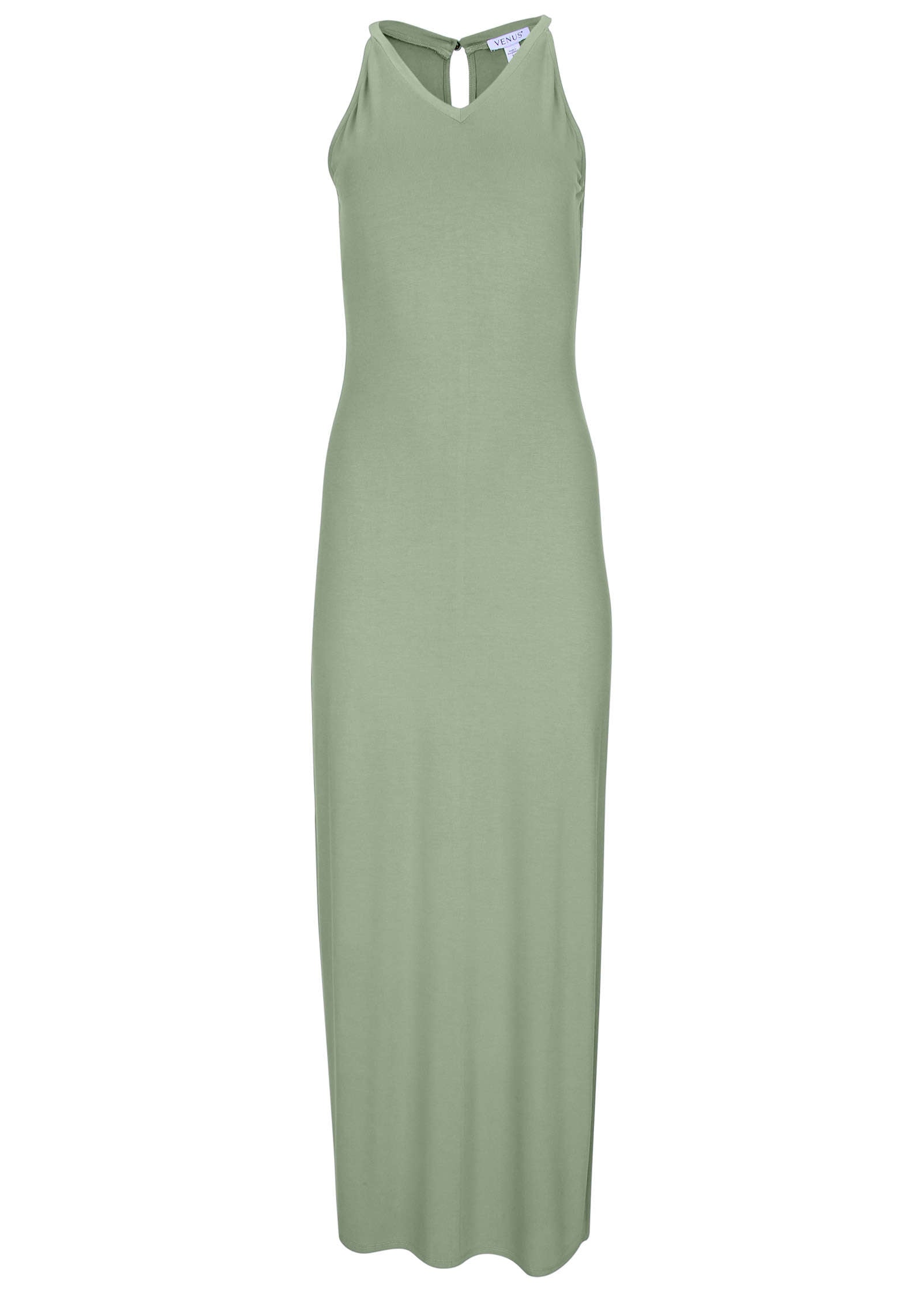 Halter Maxi Dress - Iceberg Green