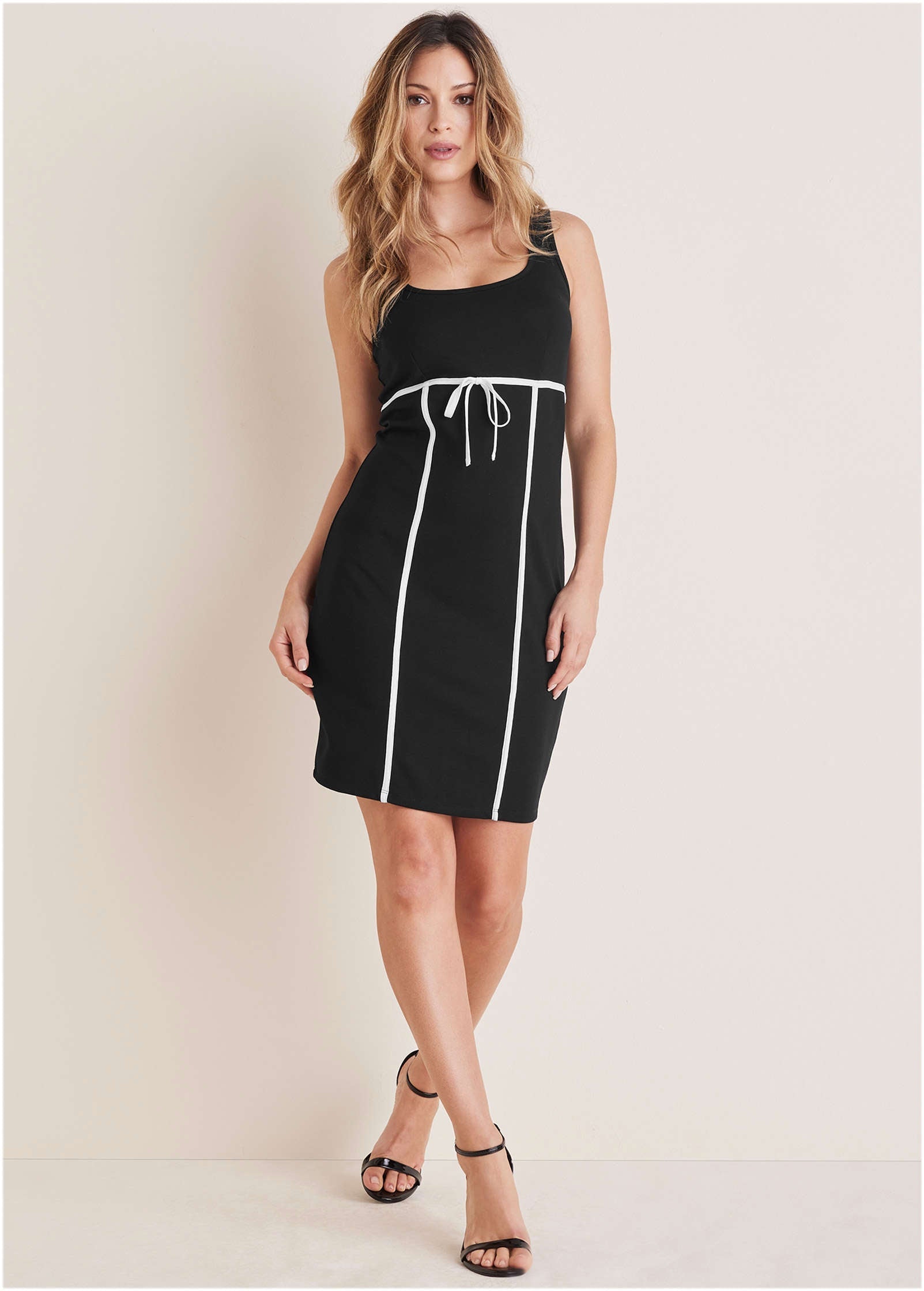 Ponte Bodycon Mini - Jet Black