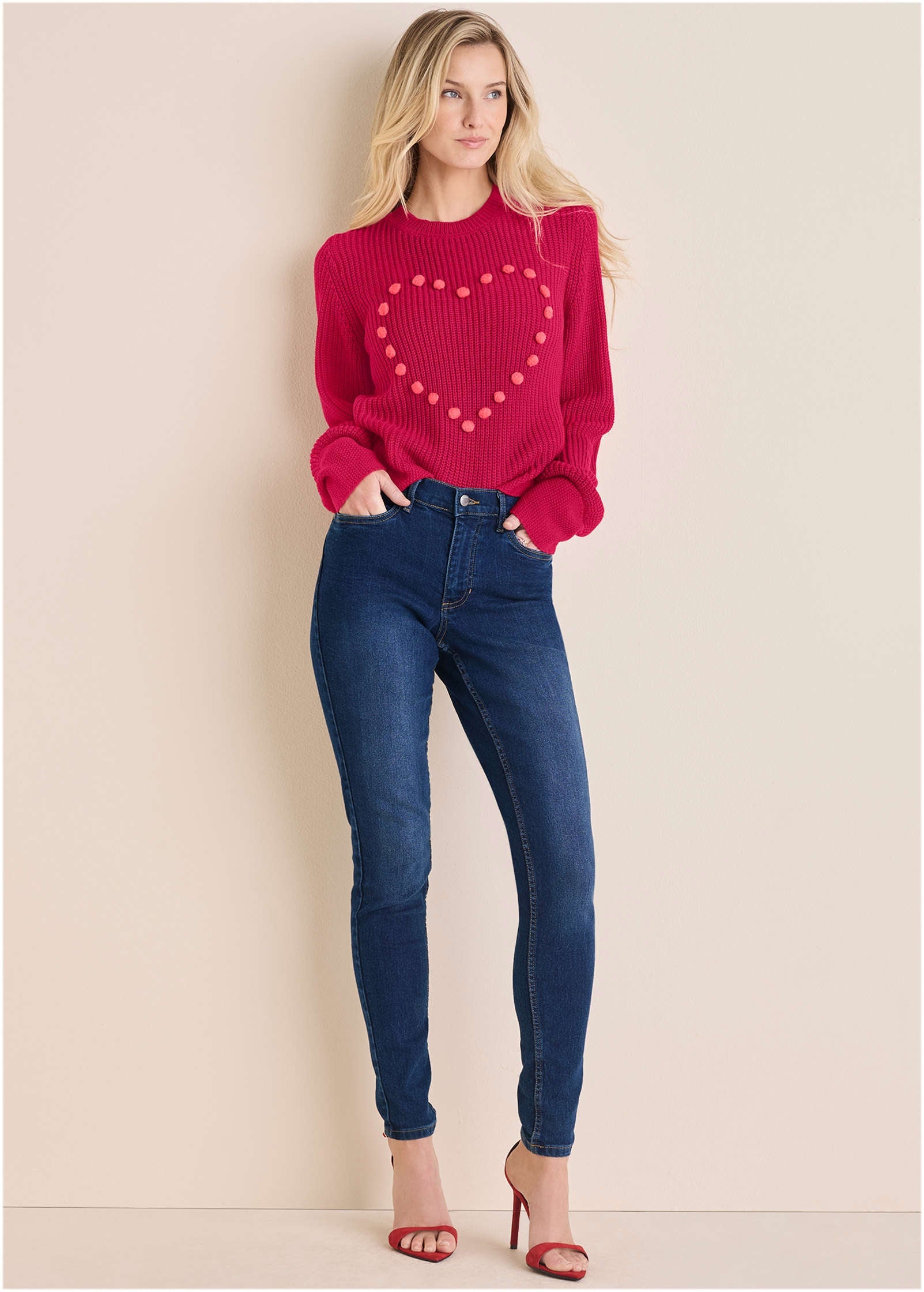 Heart Sweater - Granita