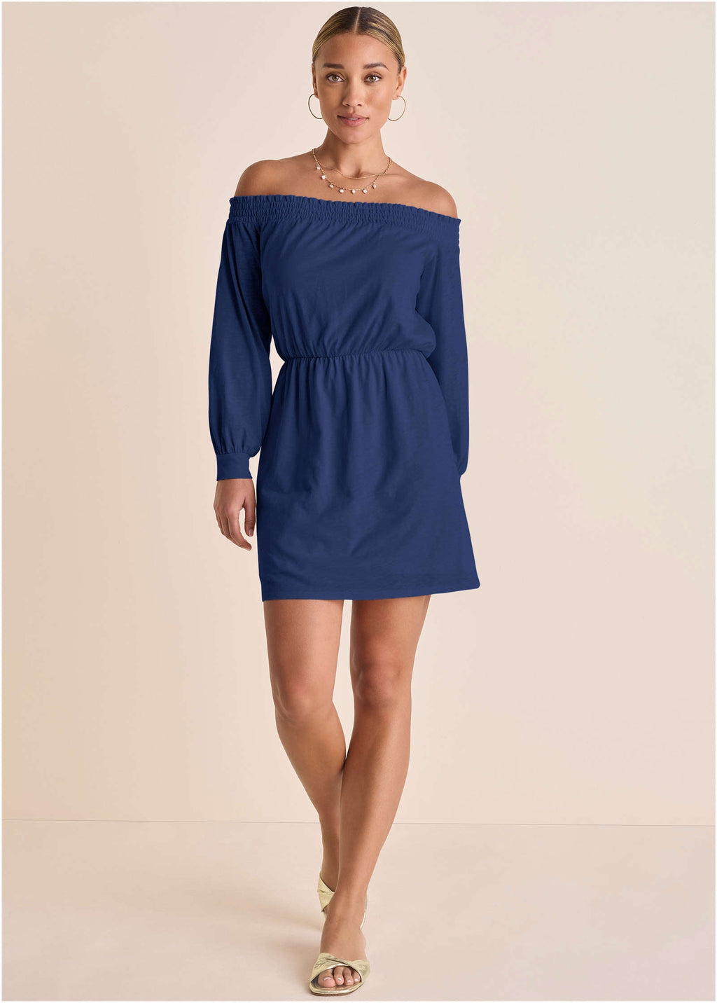 Off The Shoulder Mini - Bellweather Blue