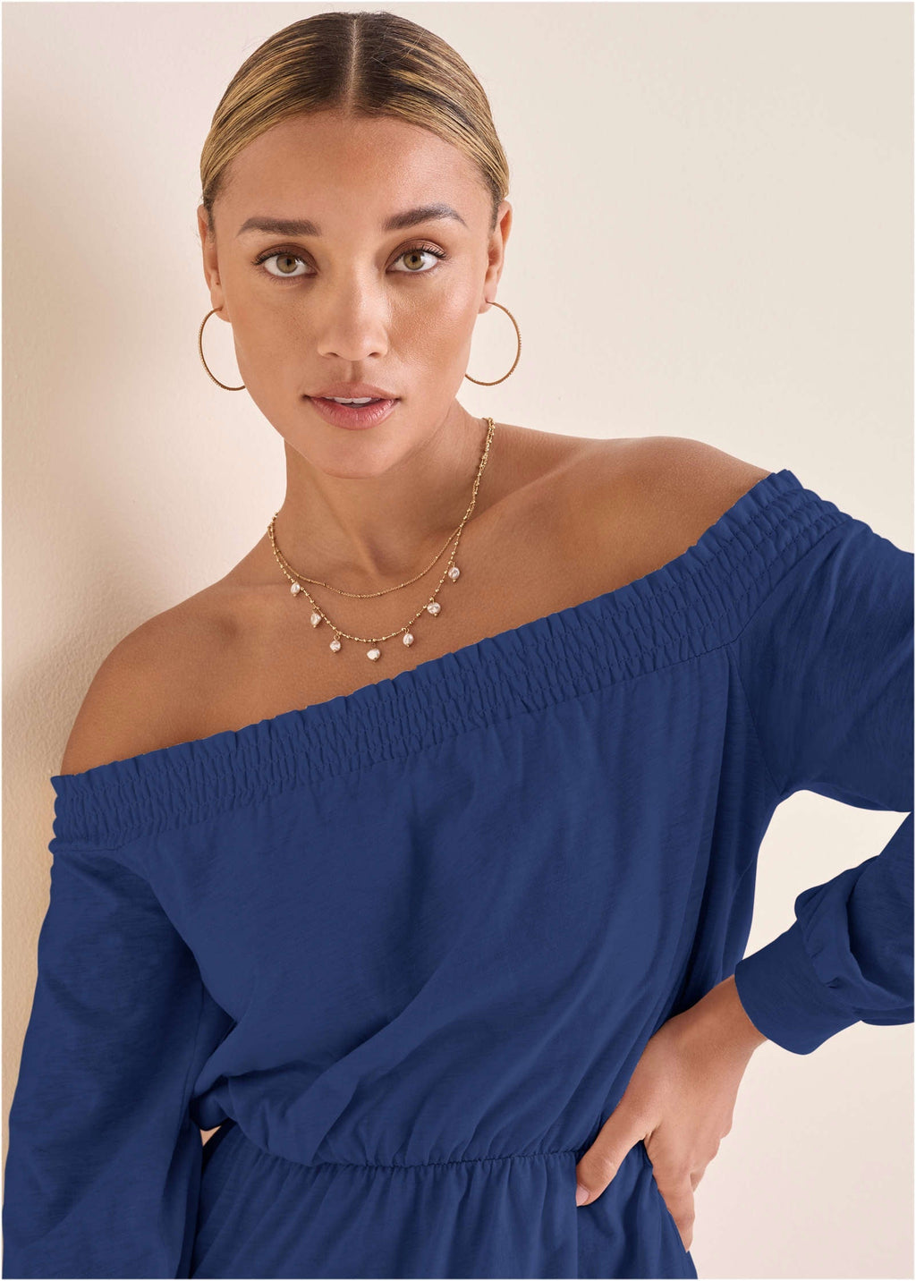 Off The Shoulder Mini - Bellweather Blue