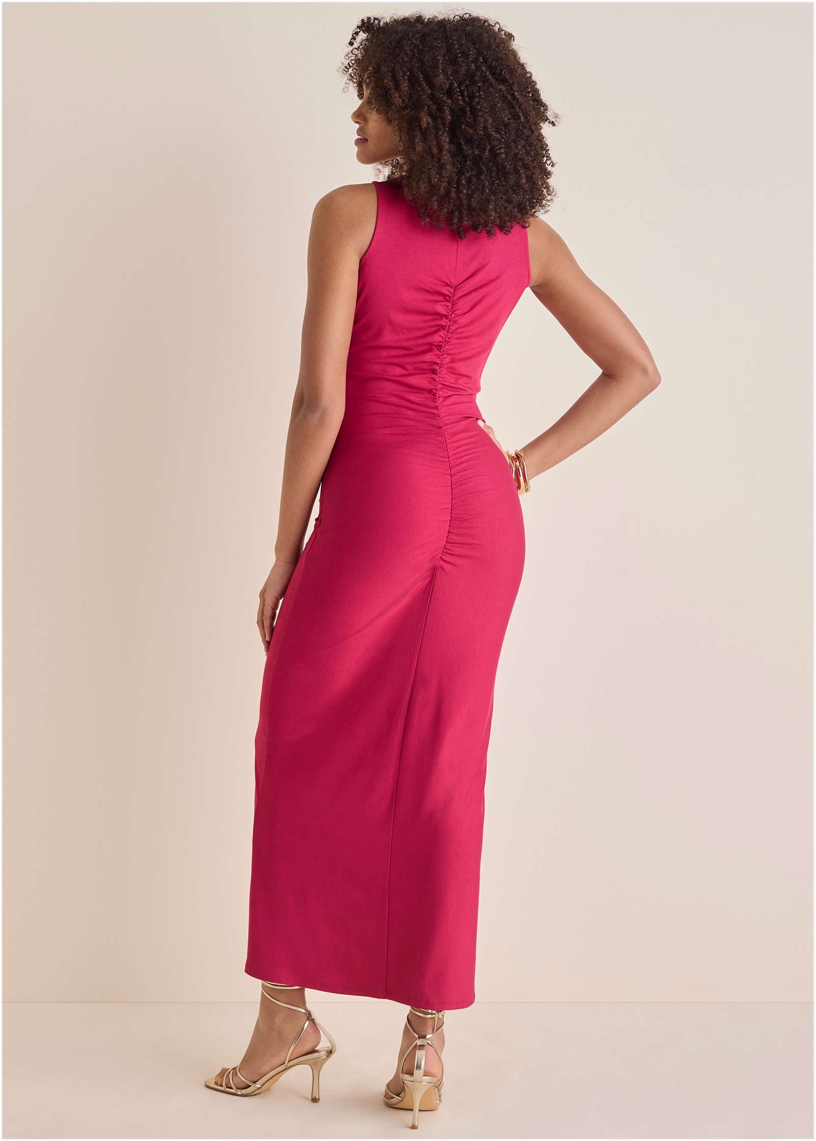 Key Hole Maxi Dress  - Granita