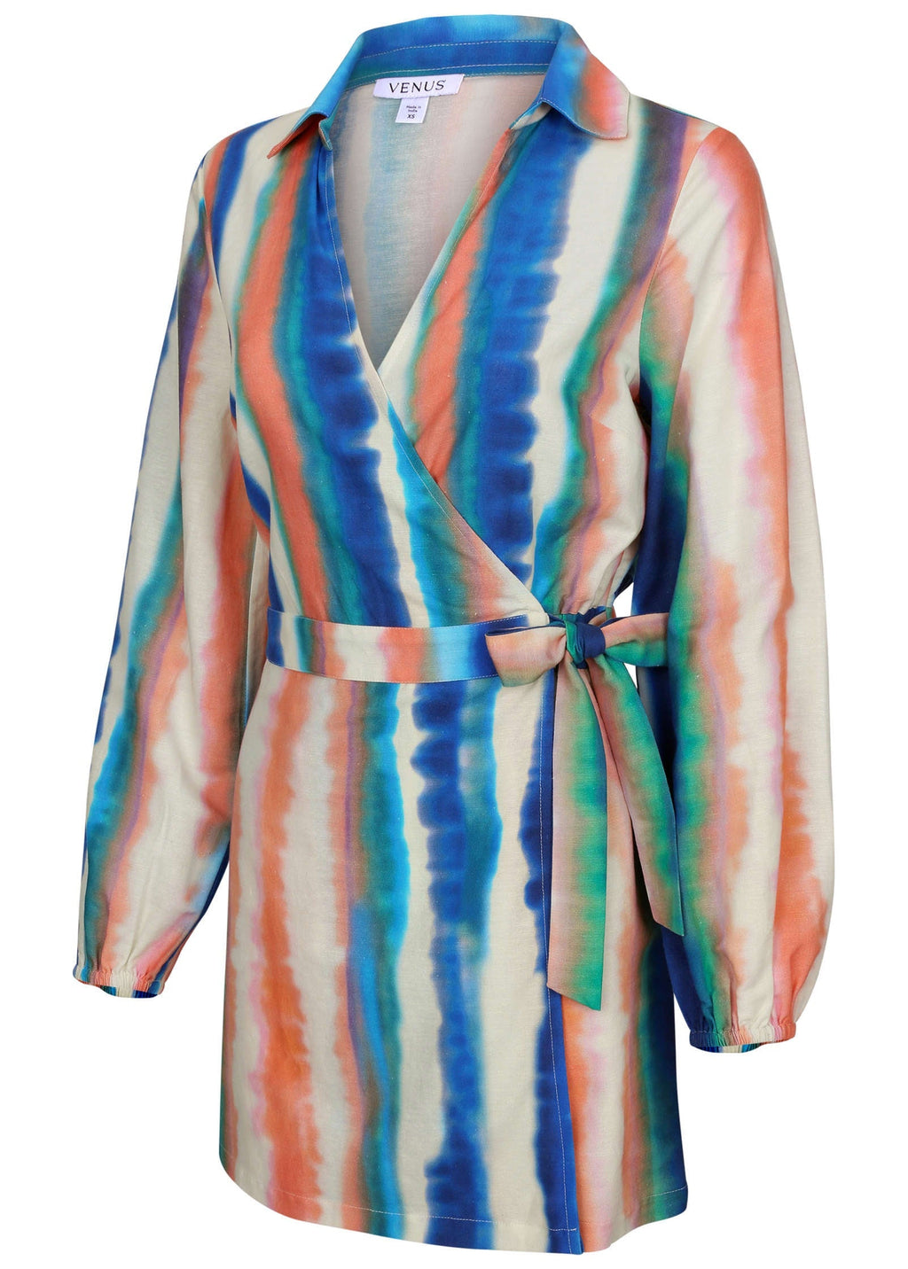 Long Sleeve Poplin Skort - Bahama Horizon