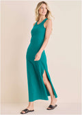 Tank Maxi Dress - Tropical Green