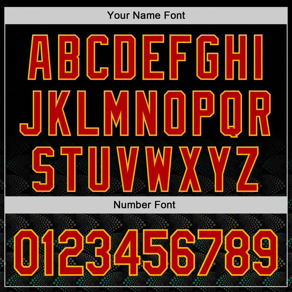 Custom Black Red Gold-Green Black History Month Africa Tribal Authentic Baseball Jersey