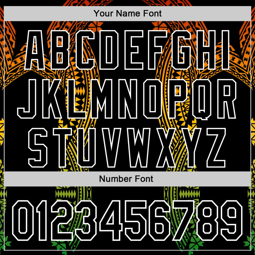 Custom Black Red Yellow Green-White Black History Month Africa Tribal Authentic Baseball Jersey