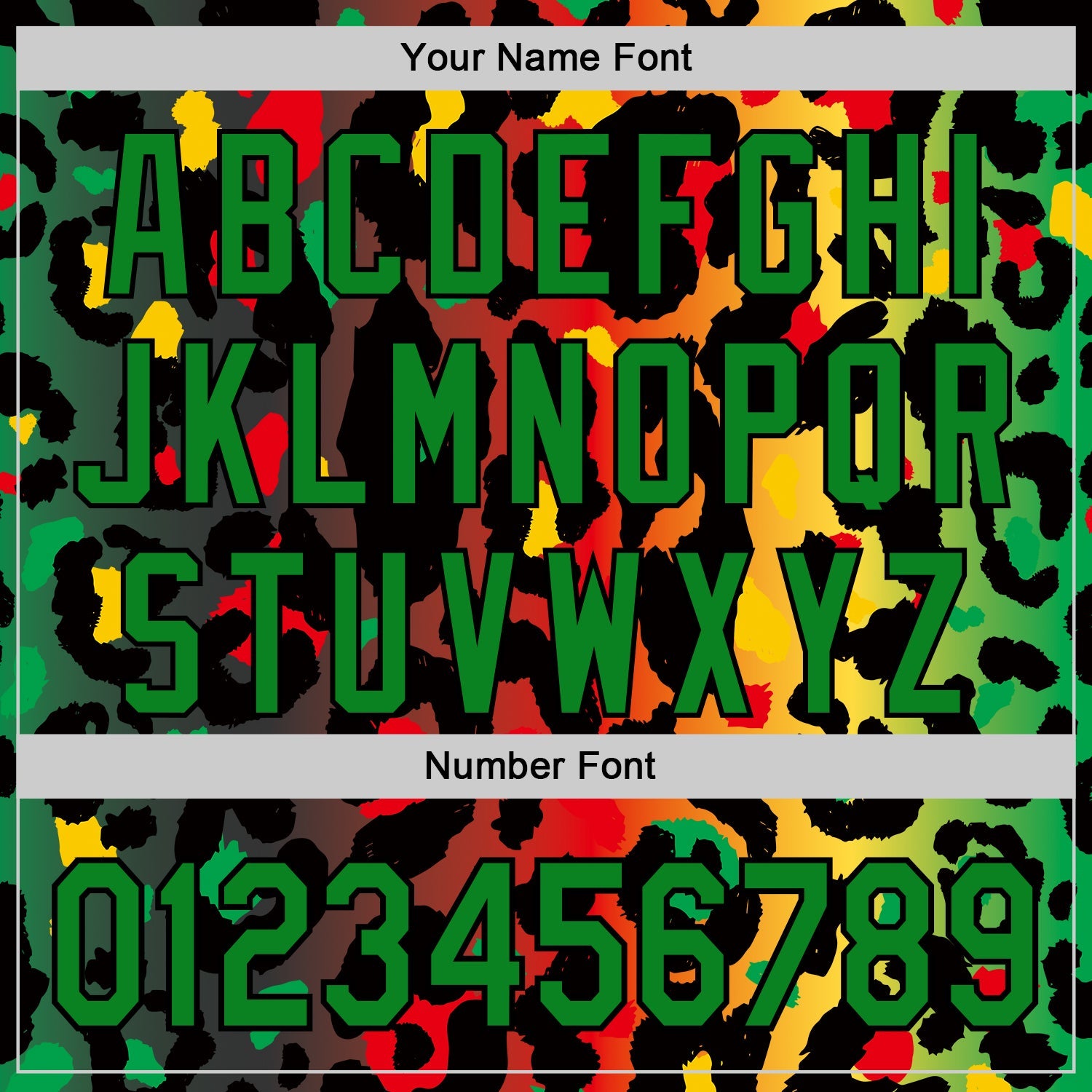 Custom Black Grass Green Yellow-Red 3D Pattern Design Black History Month African Ethnicity Style Animal Print Authentic Baseball Jersey