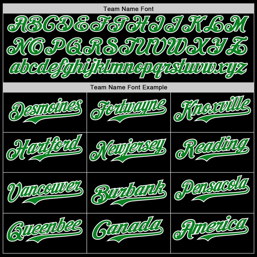 Custom Black Grass Green Red Yellow-White 3D Pattern Design Black History Month African Ethnicity Style Authentic Baseball Jersey