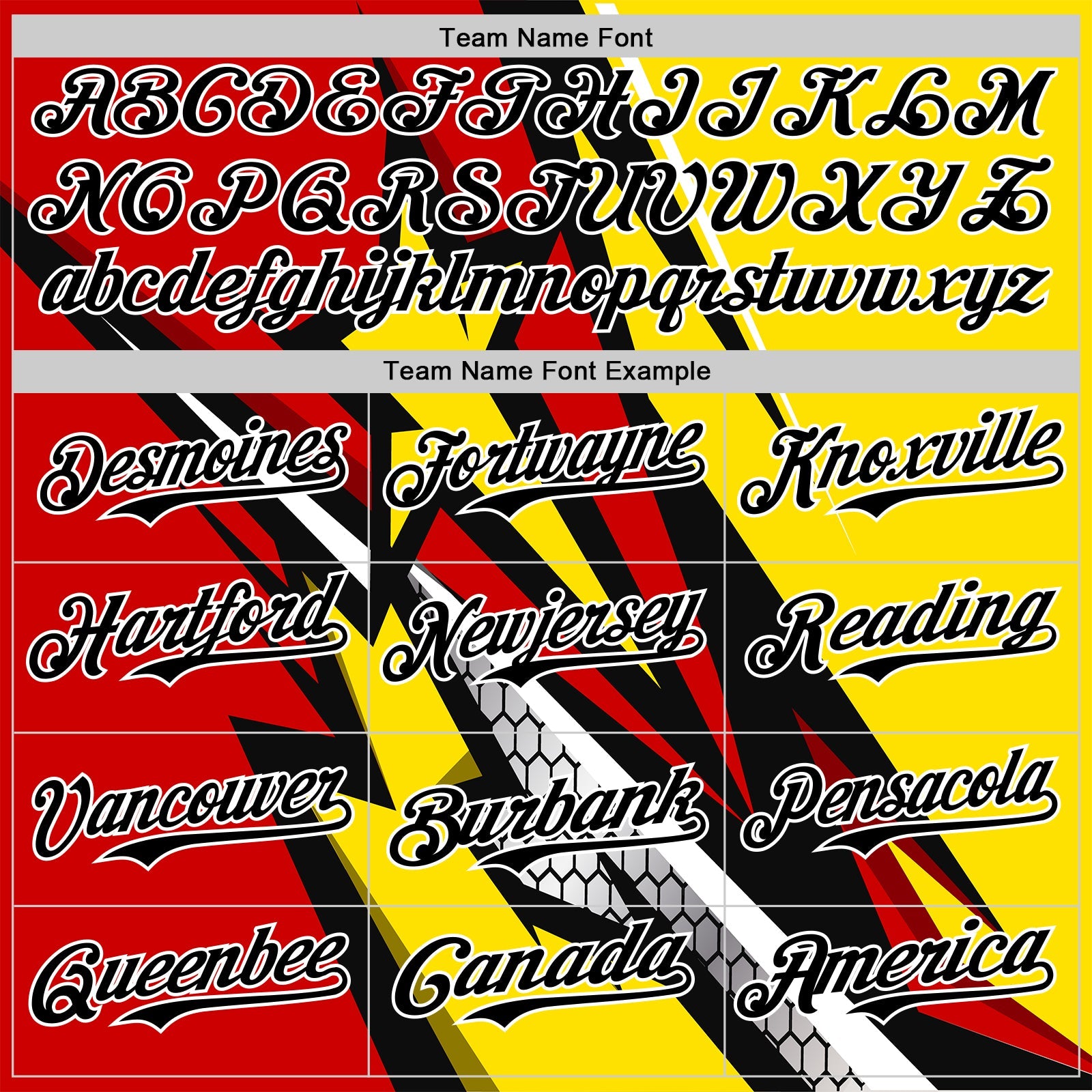 Custom Black White Red-Yellow Car Racing Formula Auto Motorsport Authentic Baseball Jersey