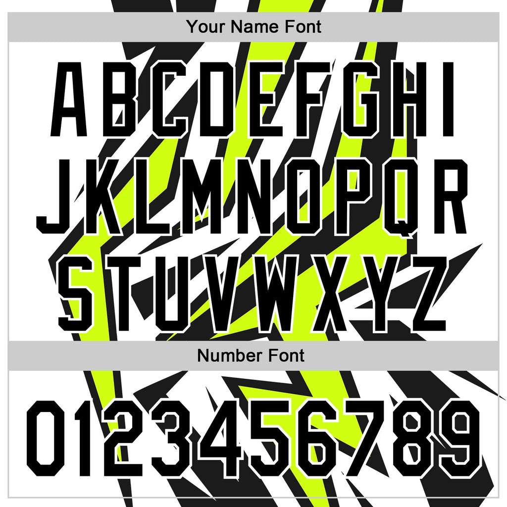 Custom White Black-Green Car Racing Formula Auto Motorsport Authentic Baseball Jersey