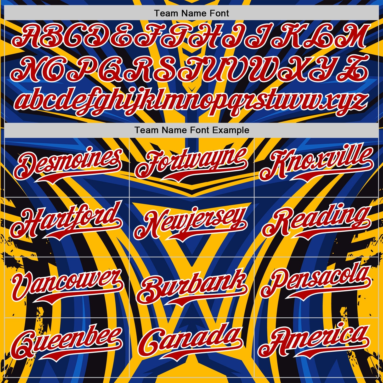 Custom Gold Red White Blue-Black Car Racing Formula Auto Motorsport Authentic Baseball Jersey