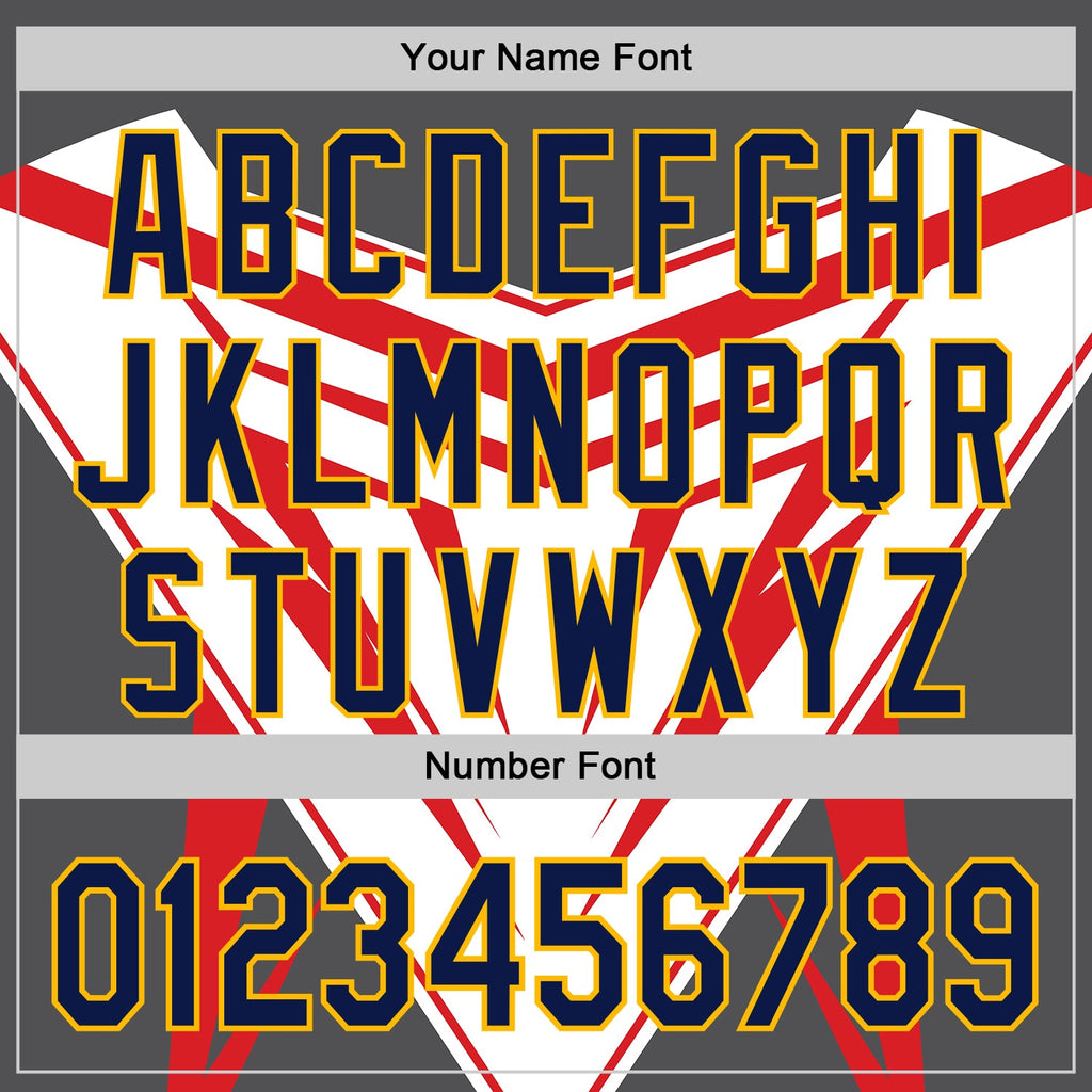 Custom Steel Gray Navy Gold White-Red Car Racing Formula Auto Motorsport Authentic Baseball Jersey