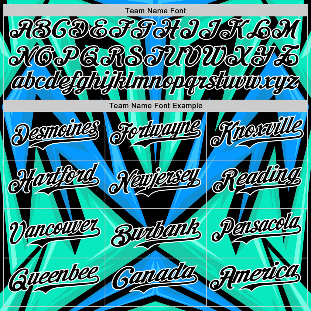 Custom Black White Aqua-Purple Car Racing Formula Auto Motorsport Authentic Baseball Jersey
