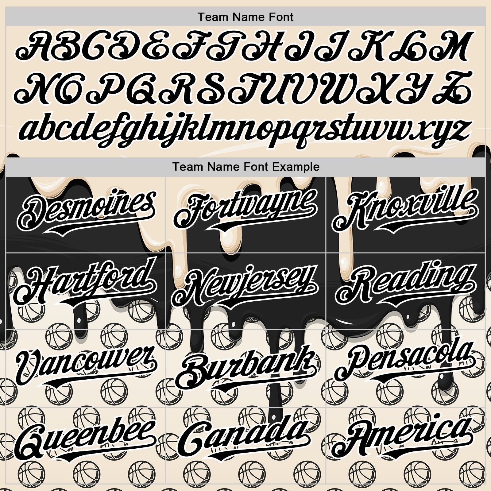 Custom Cream Black-White Foodie Dripping Ice Cream Authentic Baseball Jersey
