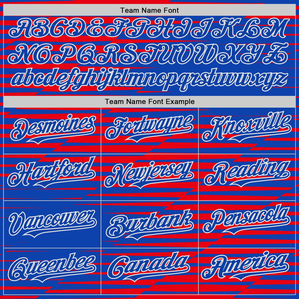 Custom Thunder Blue Red-White Texas Flag Stripe City Edition Authentic Baseball Jersey