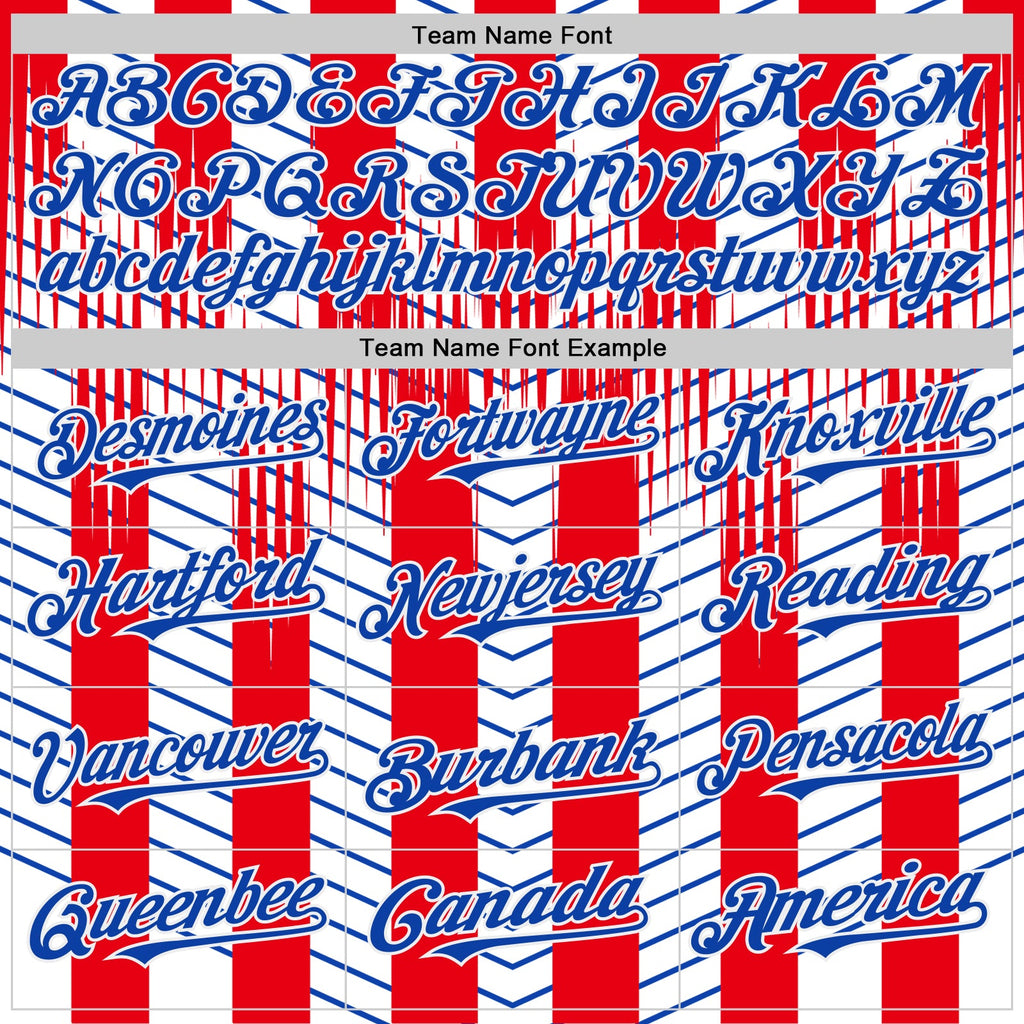 Custom Red Thunder Blue-White Texas Flag Stripe City Edition Authentic Baseball Jersey