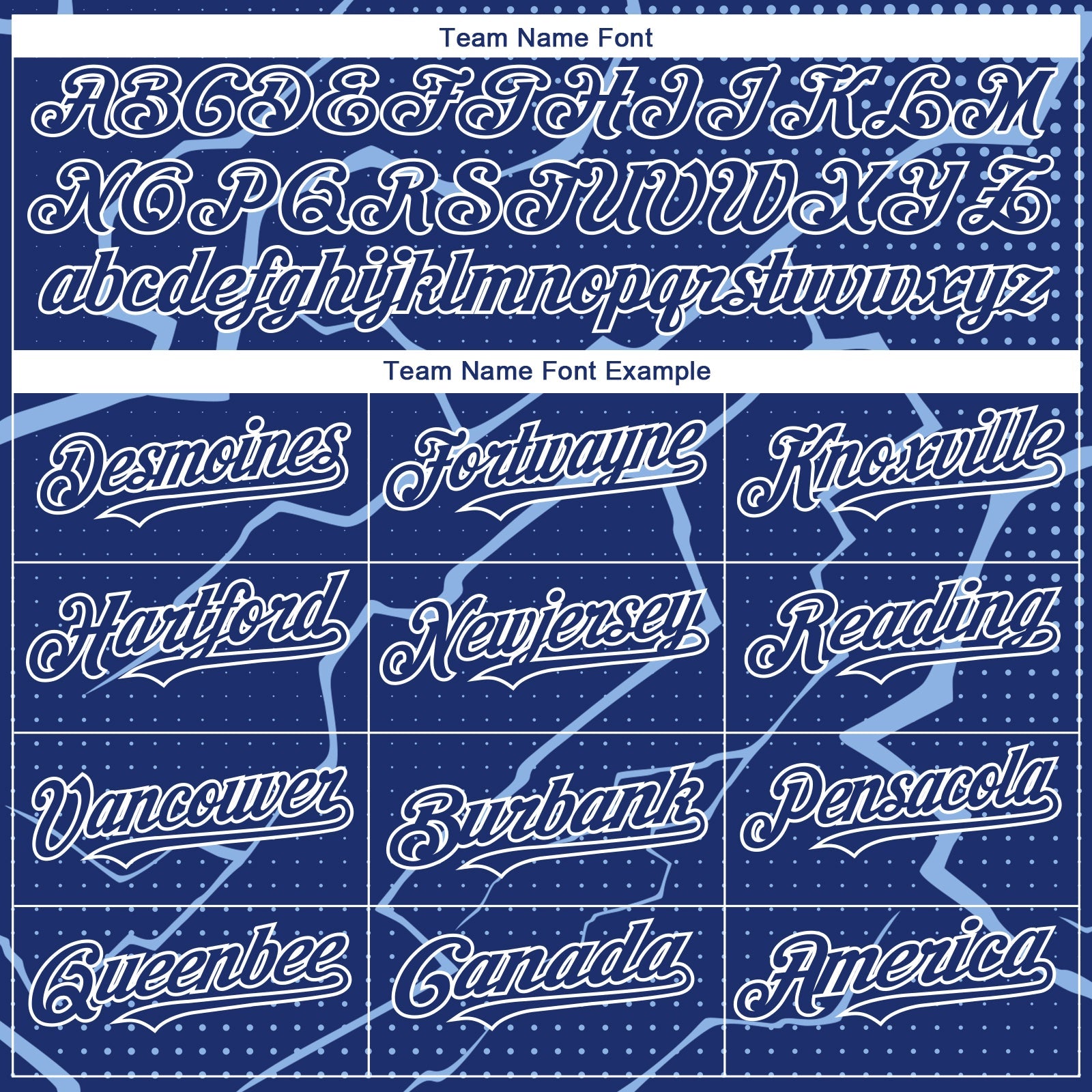 Custom Royal Light Blue-White Lightning Polka Dot Authentic Baseball Jersey