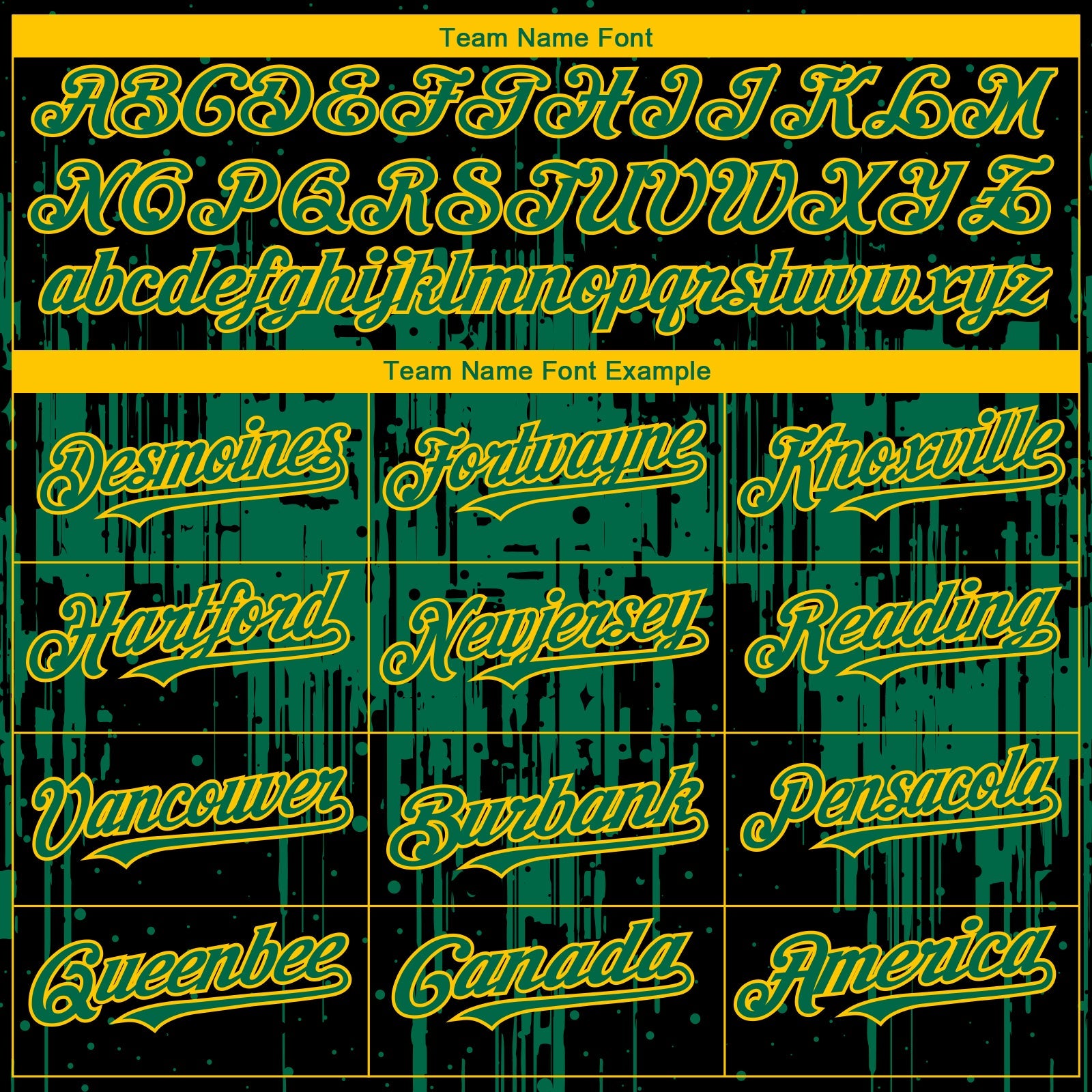 Custom Black Kelly Green-Yellow Dripping Splatter Paint Authentic Baseball Jersey