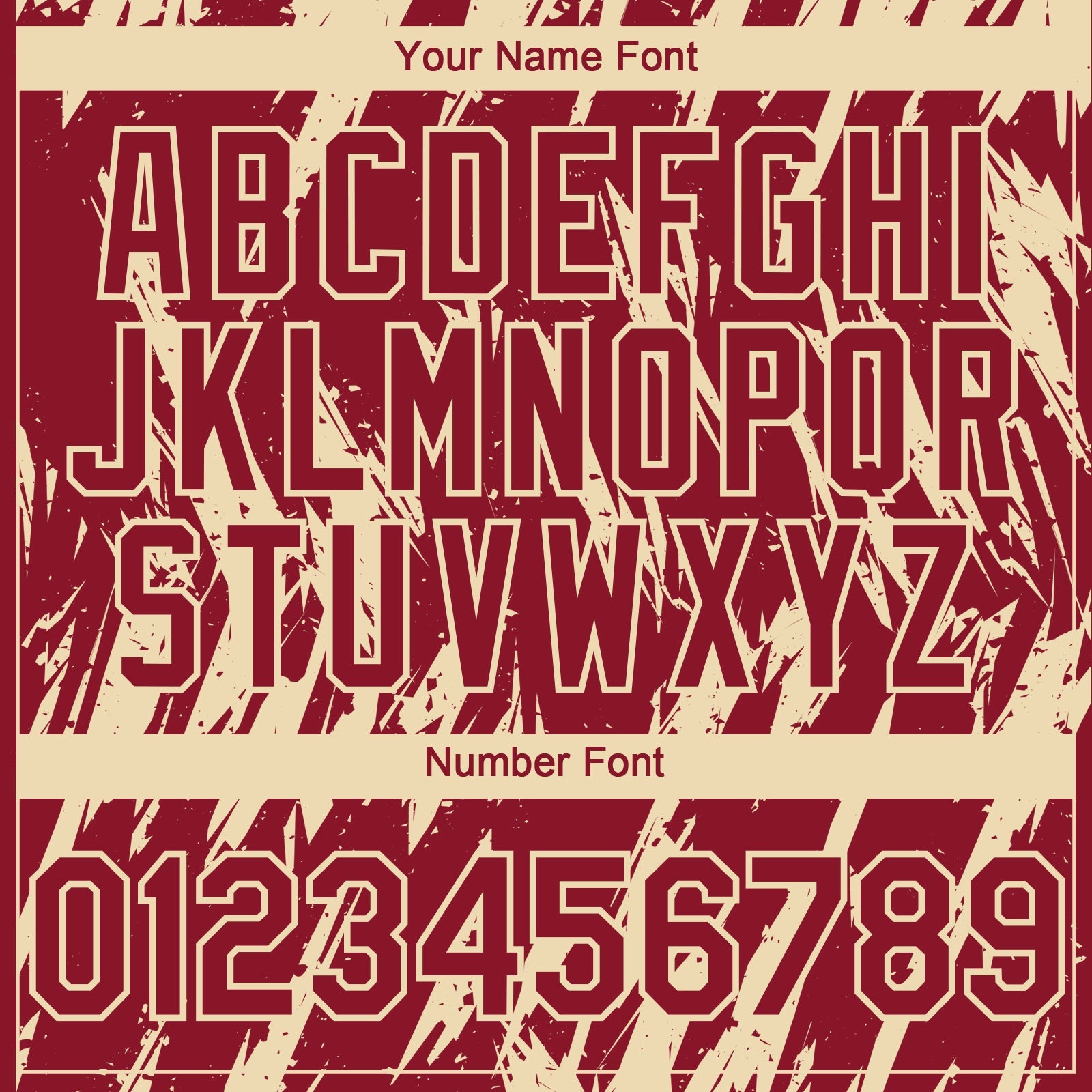 Custom Crimson Cream Splatter Torn Sharp Brush Stroke Authentic Baseball Jersey