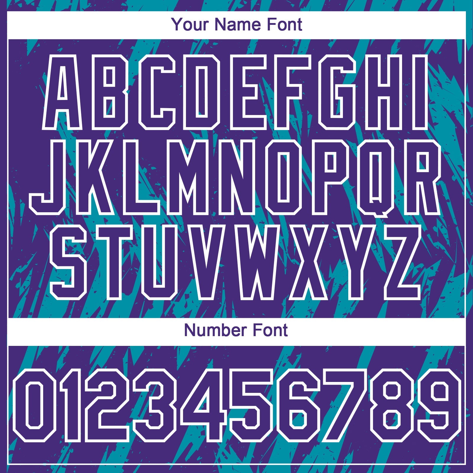 Custom Purple White-Teal Splatter Torn Sharp Brush Stroke Authentic Baseball Jersey