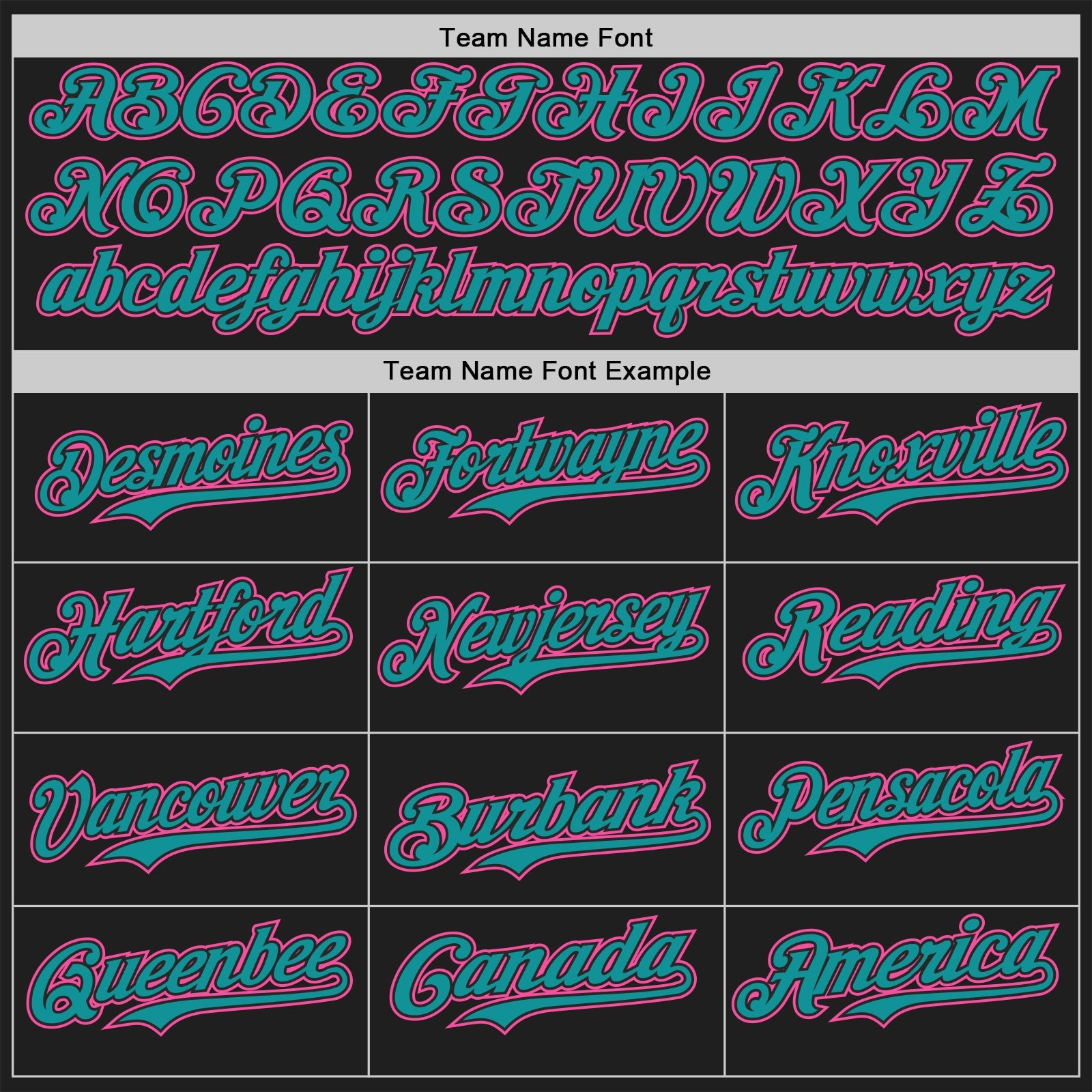 Custom Black Pink-Teal Classic Color Block Side Panel Stripe Authentic Baseball Jersey