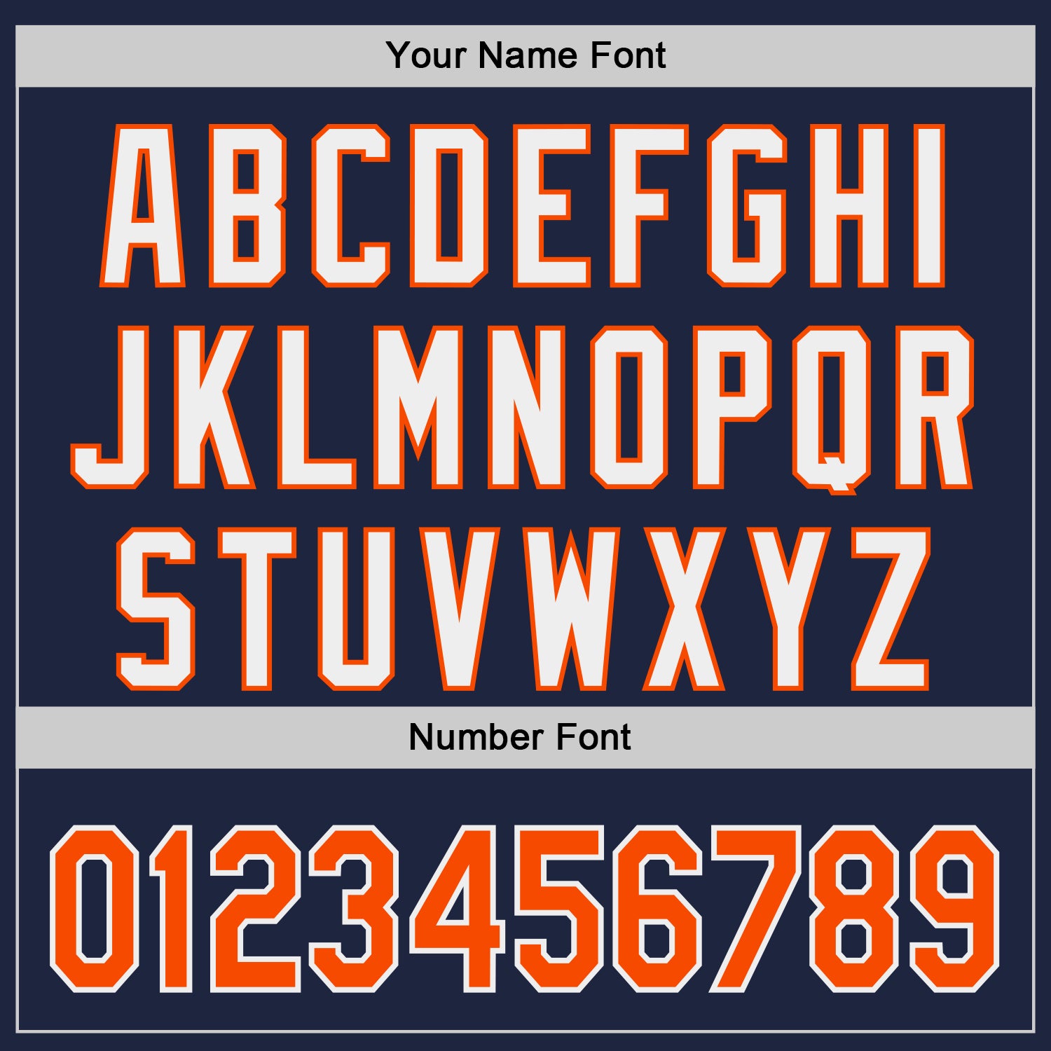 Custom Navy Orange-White Classic Color Block Side Panel Stripe Authentic Baseball Jersey