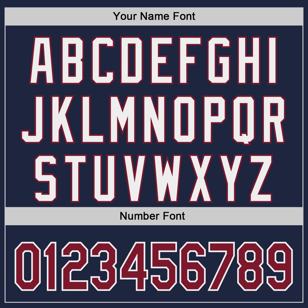 Custom Navy Crimson-White Classic Color Block Side Panel Stripe Authentic Baseball Jersey
