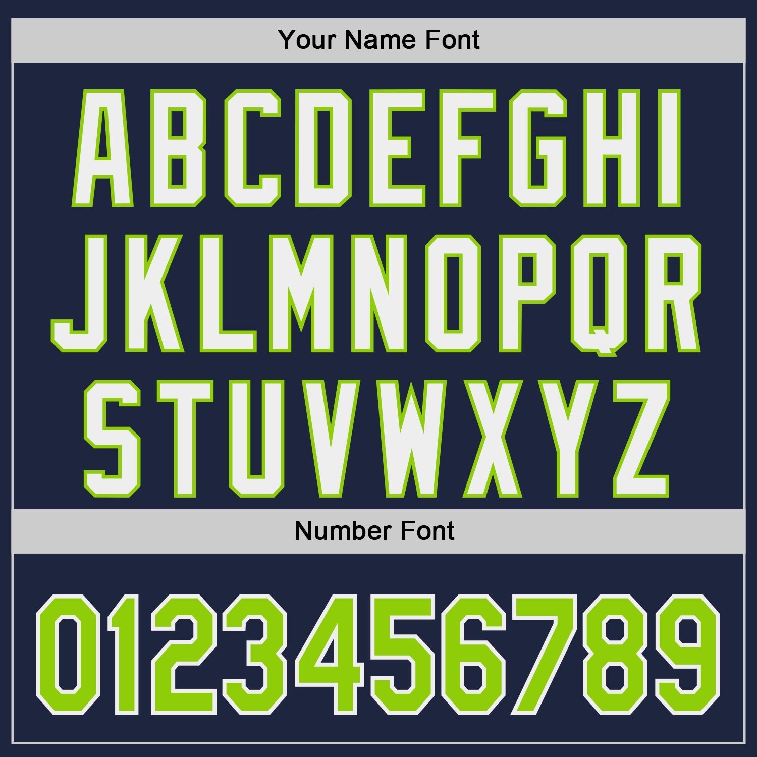 Custom Navy Neon Green-White Classic Color Block Side Panel Stripe Authentic Baseball Jersey