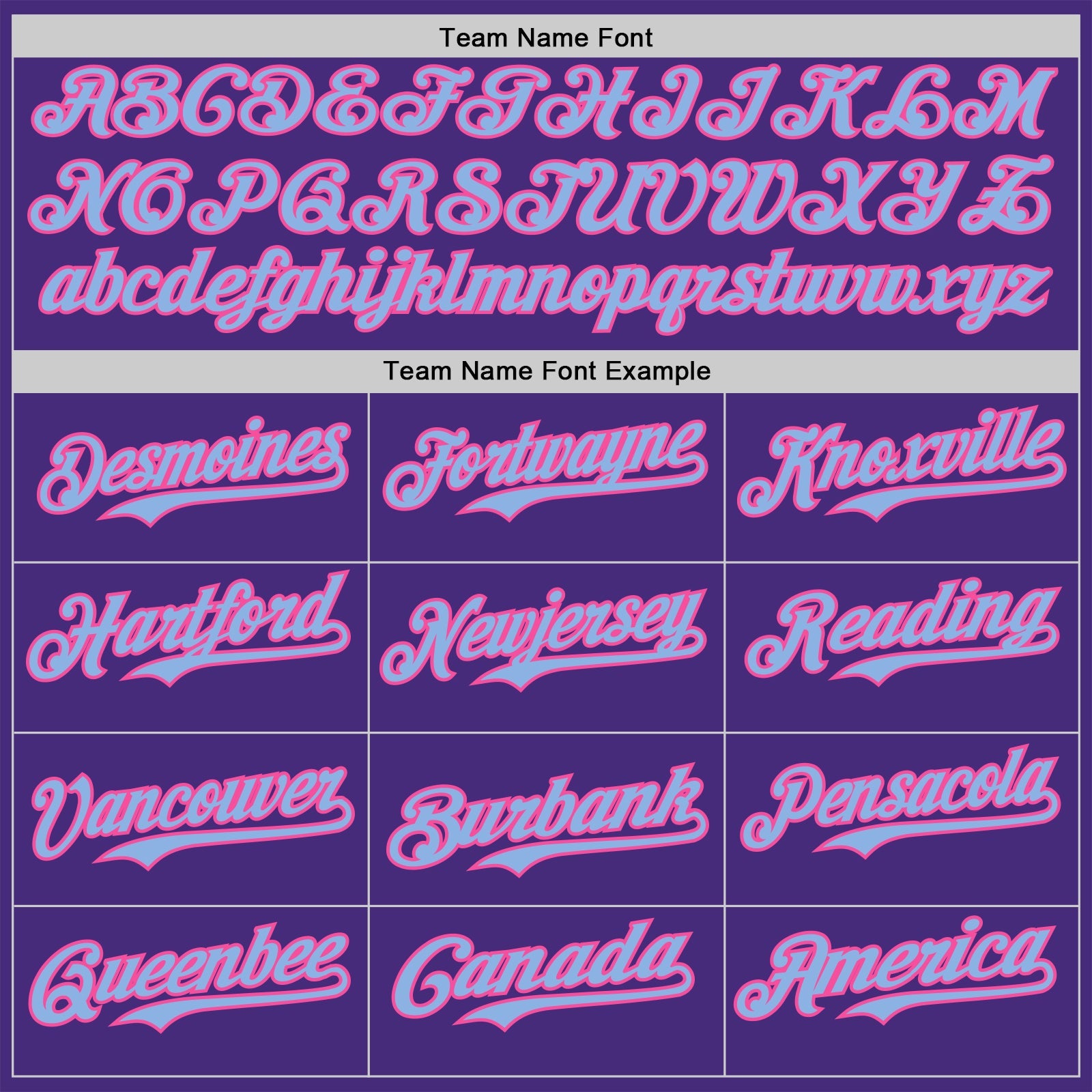 Custom Purple Light Blue-Pink Classic Color Block Side Panel Stripe Authentic Baseball Jersey
