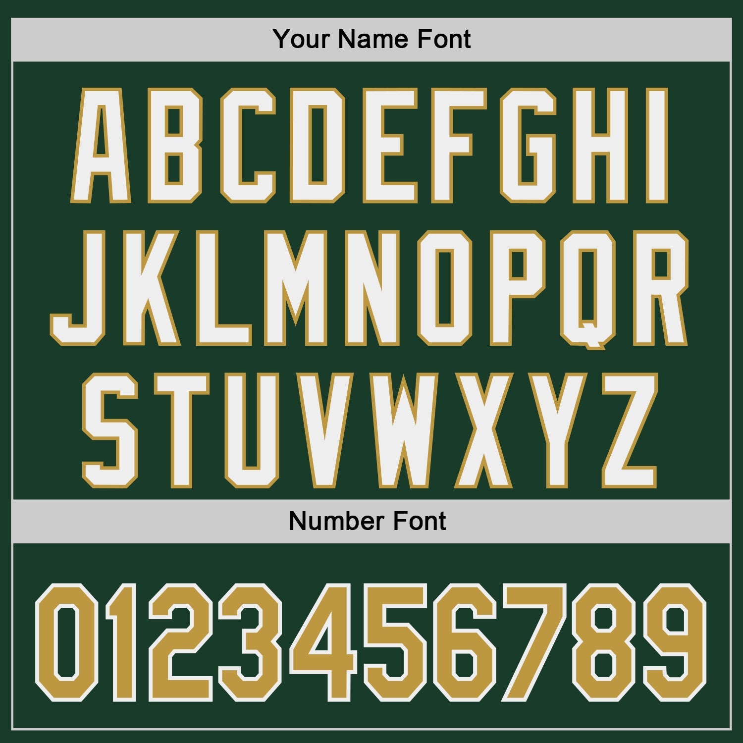 Custom Green Old Gold-White Classic Color Block Side Panel Stripe Authentic Baseball Jersey