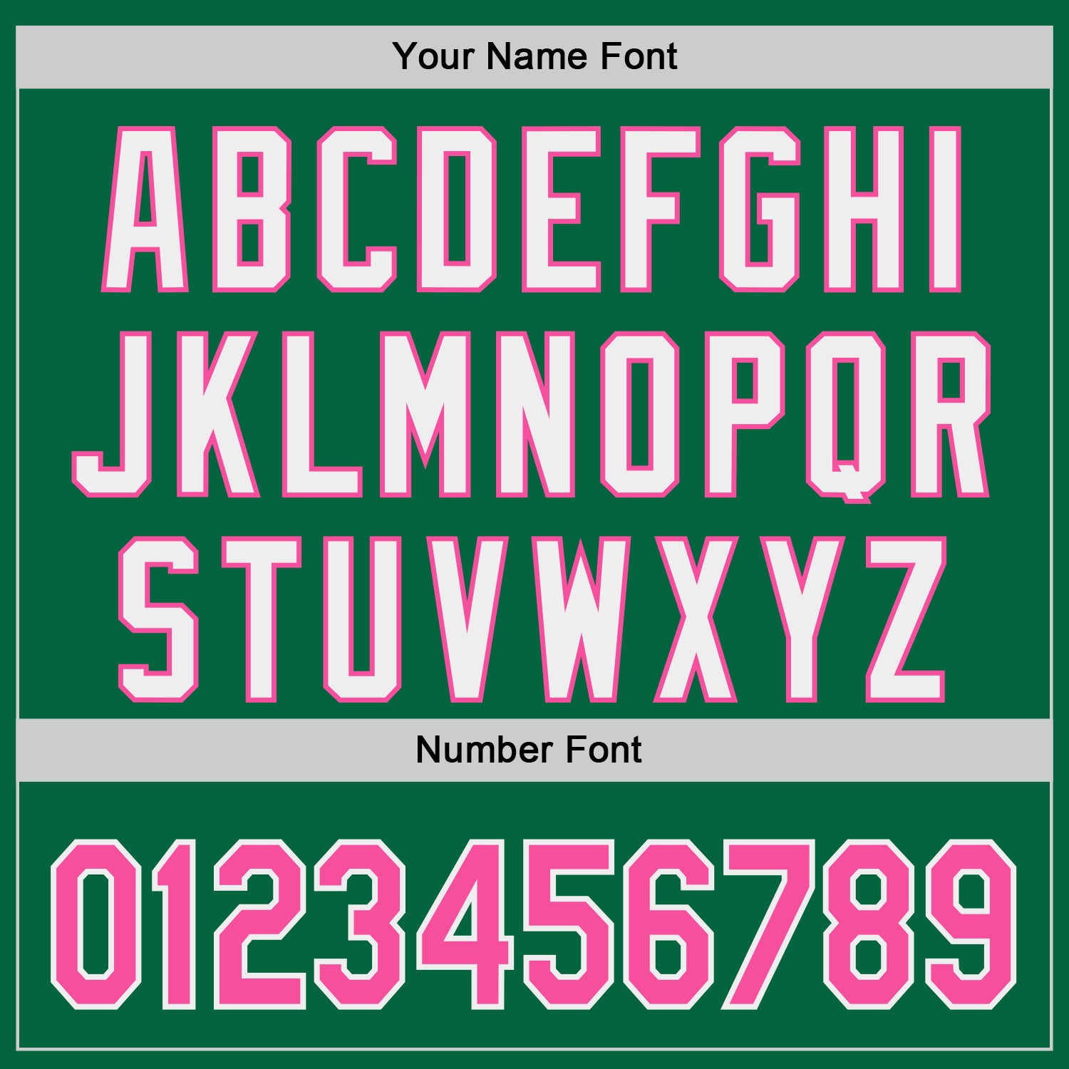 Custom Kelly Green Pink-White Classic Color Block Side Panel Stripe Authentic Baseball Jersey
