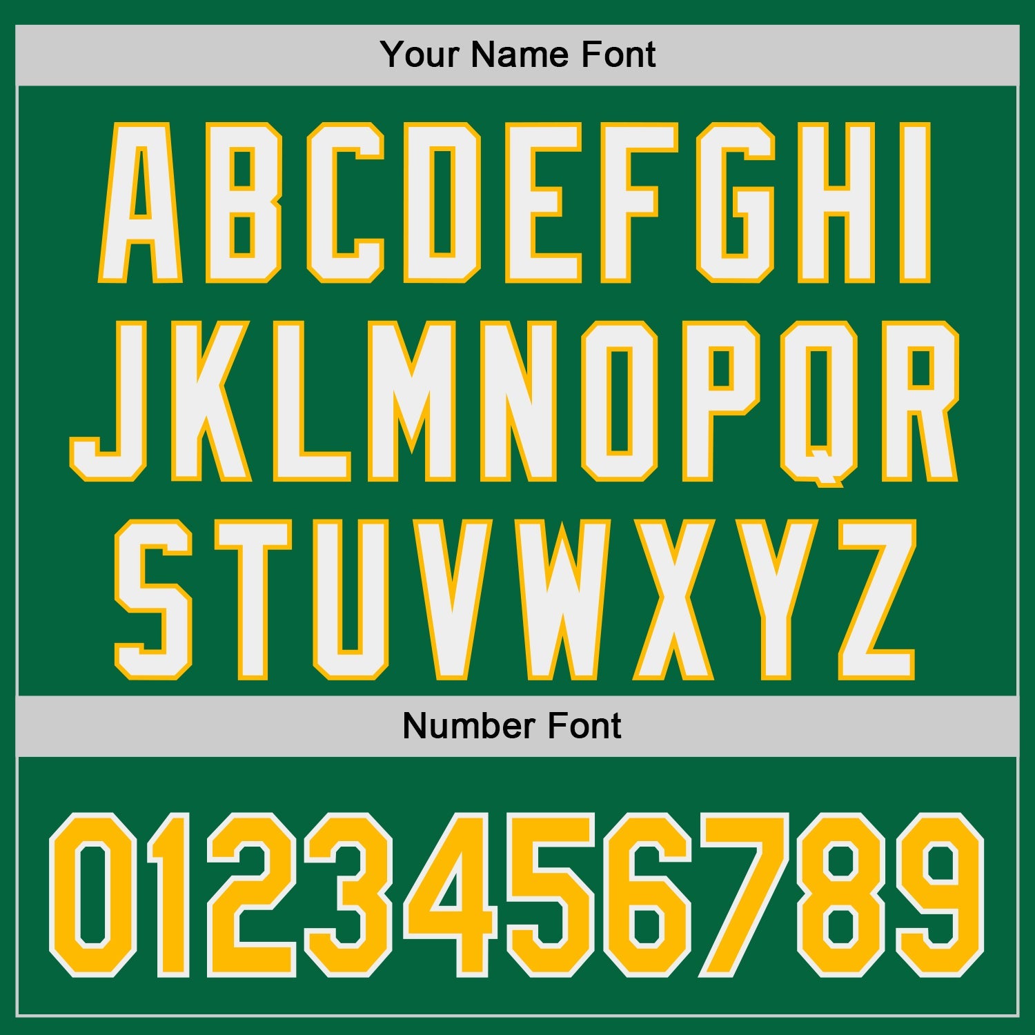 Custom Kelly Green Gold-White Classic Color Block Side Panel Stripe Authentic Baseball Jersey