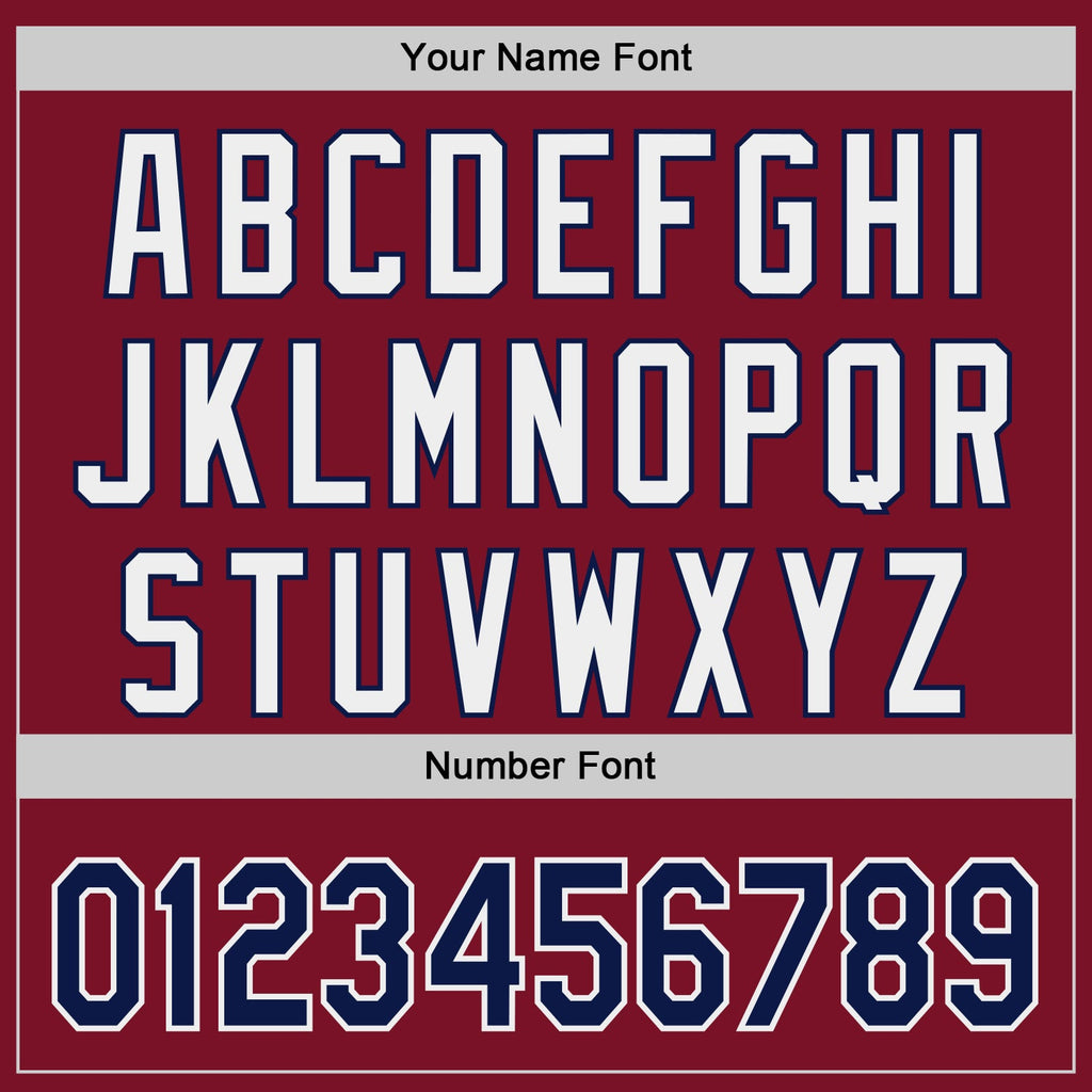 Custom Crimson Navy-White Classic Color Block Side Panel Stripe Authentic Baseball Jersey