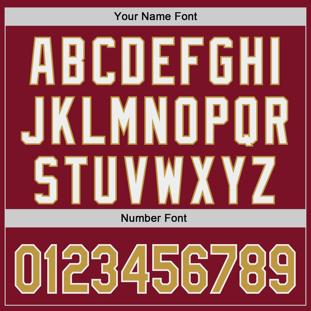 Custom Crimson Old Gold-White Classic Color Block Side Panel Stripe Authentic Baseball Jersey