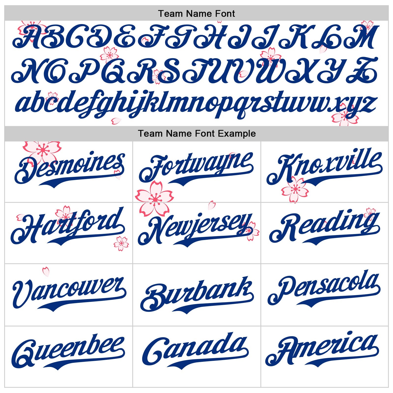 Custom White-Royal Cherry Blossoms Sakura Authentic Baseball Jersey